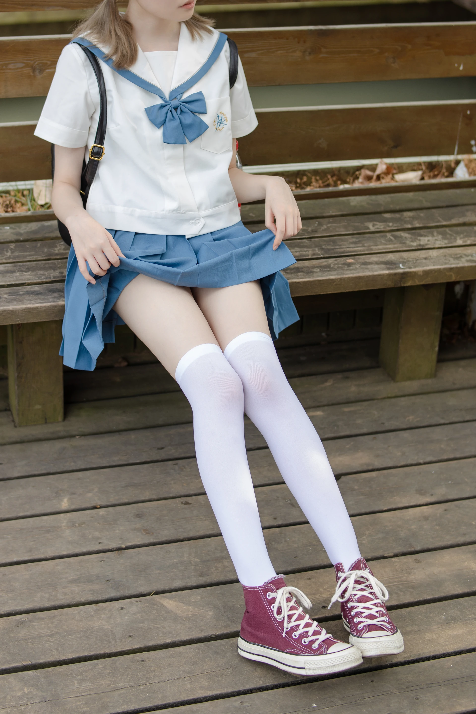JKFUN-025 [93P-1.58G]Aika, JKFUN, 可爱, 学生装, 森萝财团, 白丝, 美腿