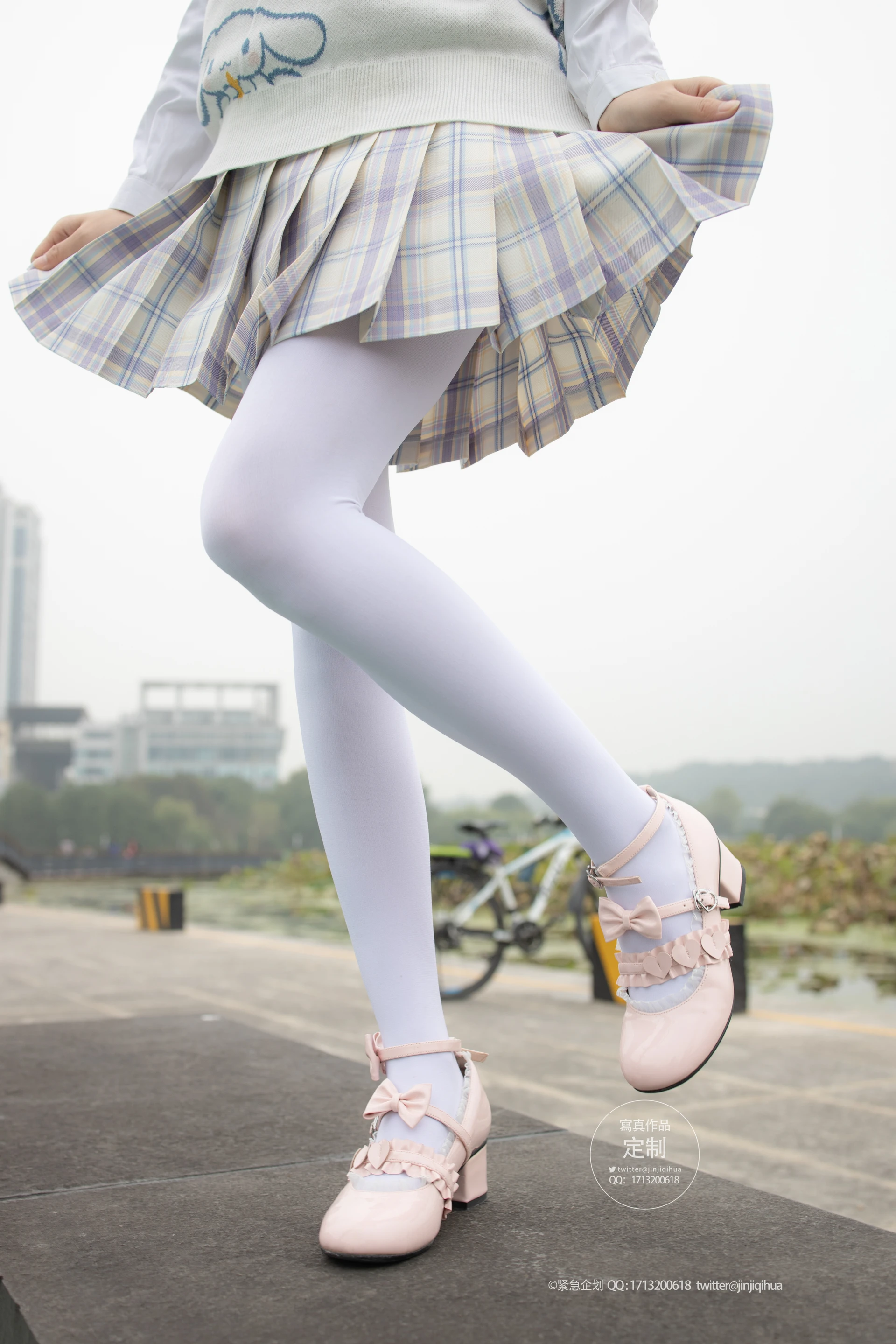 紧急企划 G-003 [70P-859M] 小奶糕MilkyJK, JK制服, 制服, 可爱, 学生装, 小奶糕Milky, 白丝, 紧急企划, 美腿, 美足