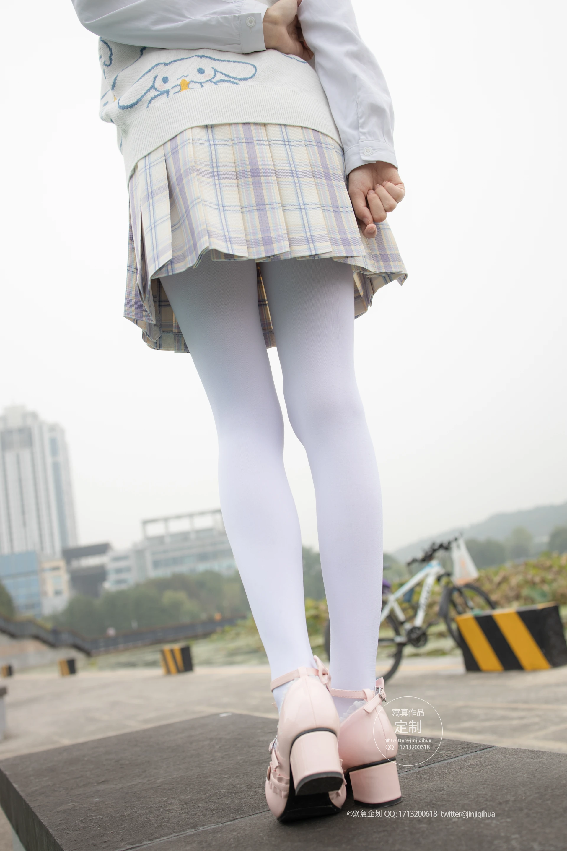 紧急企划 G-003 [70P-859M] 小奶糕MilkyJK, JK制服, 制服, 可爱, 学生装, 小奶糕Milky, 白丝, 紧急企划, 美腿, 美足