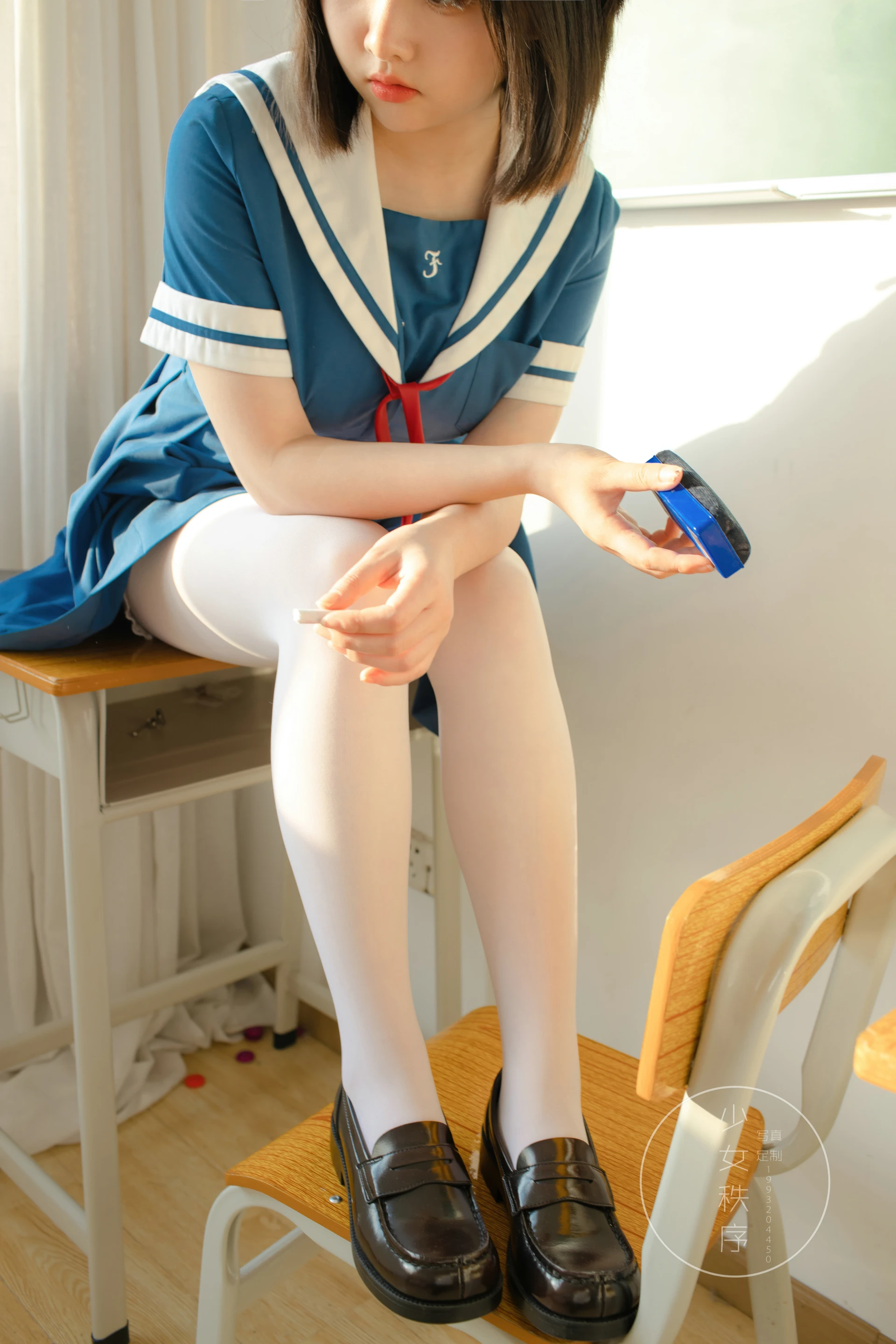 niebu-11少女秩序 内部定制 NO.11 白丝JK制服 [54P-1.16GB]JK制服, 少女秩序, 白丝, 美腿, 美足
