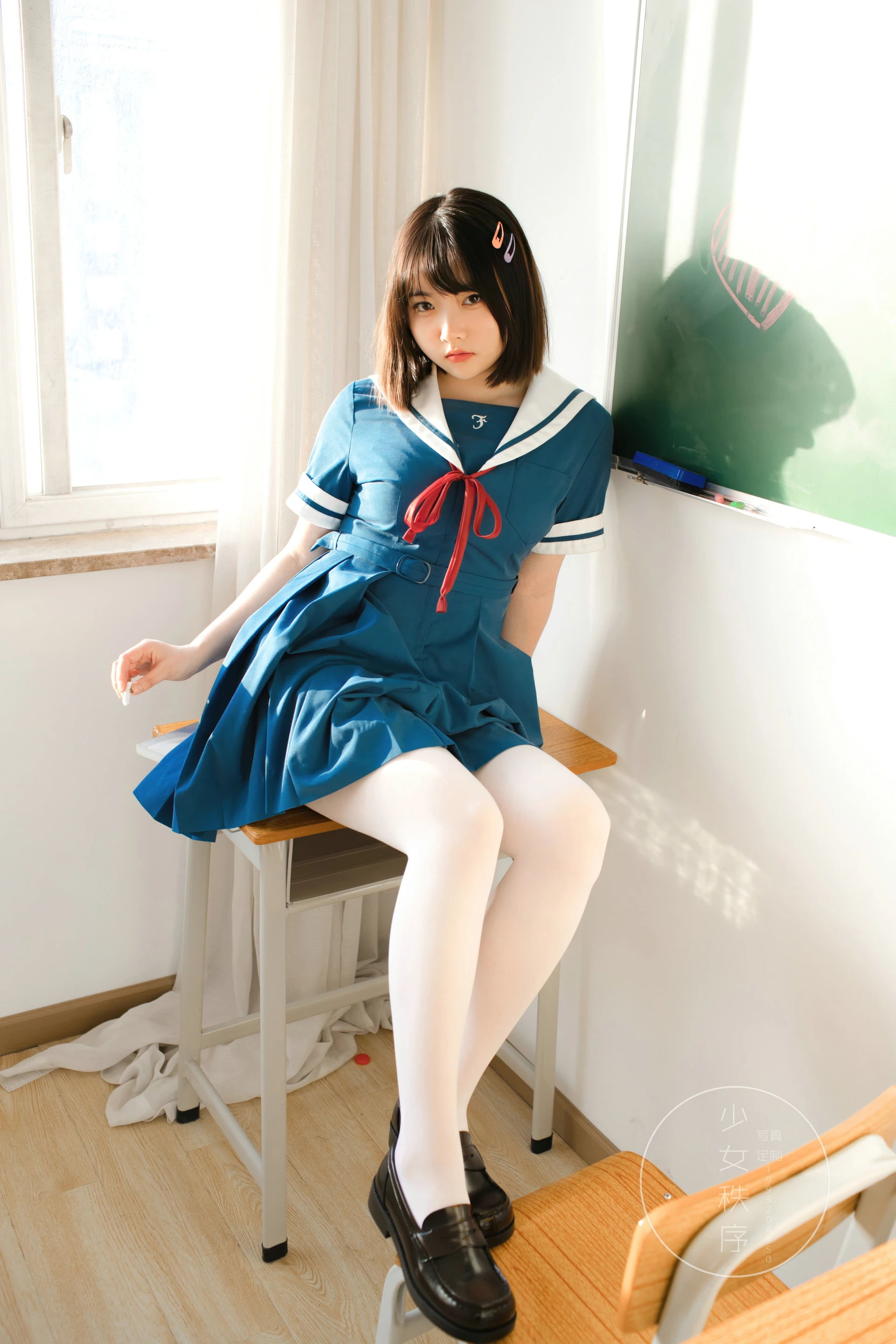 niebu-11少女秩序 内部定制 NO.11 白丝JK制服 [54P-1.16GB]JK制服, 少女秩序, 白丝, 美腿, 美足