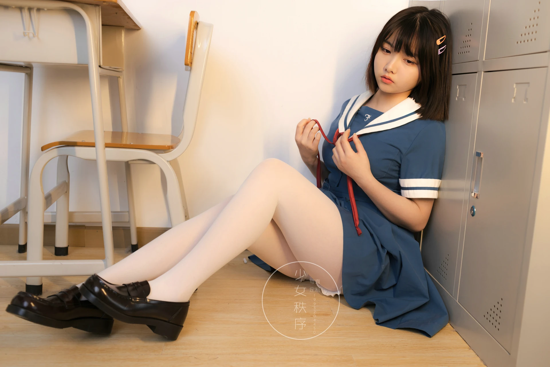 niebu-11少女秩序 内部定制 NO.11 白丝JK制服 [54P-1.16GB]JK制服, 少女秩序, 白丝, 美腿, 美足