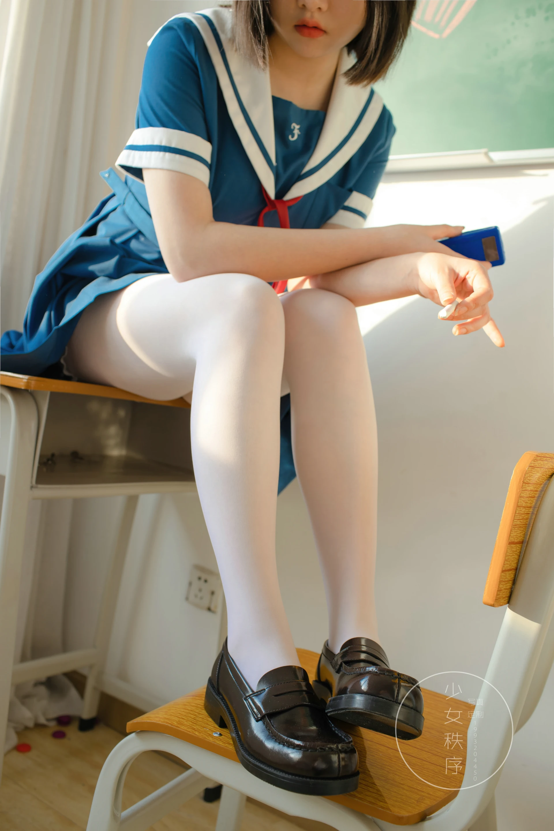 niebu-11少女秩序 内部定制 NO.11 白丝JK制服 [54P-1.16GB]JK制服, 少女秩序, 白丝, 美腿, 美足
