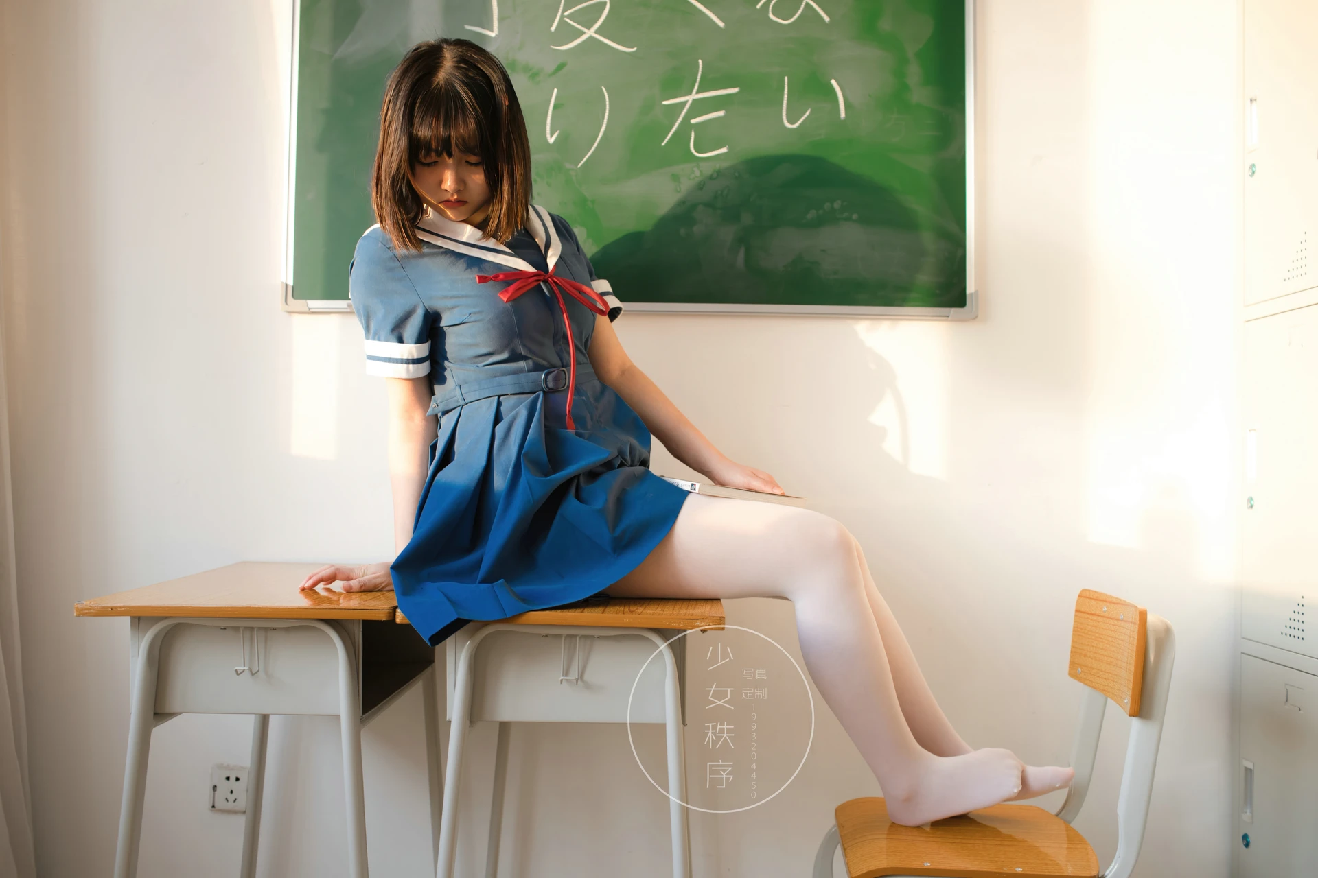 niebu-11少女秩序 内部定制 NO.11 白丝JK制服 [54P-1.16GB]JK制服, 少女秩序, 白丝, 美腿, 美足