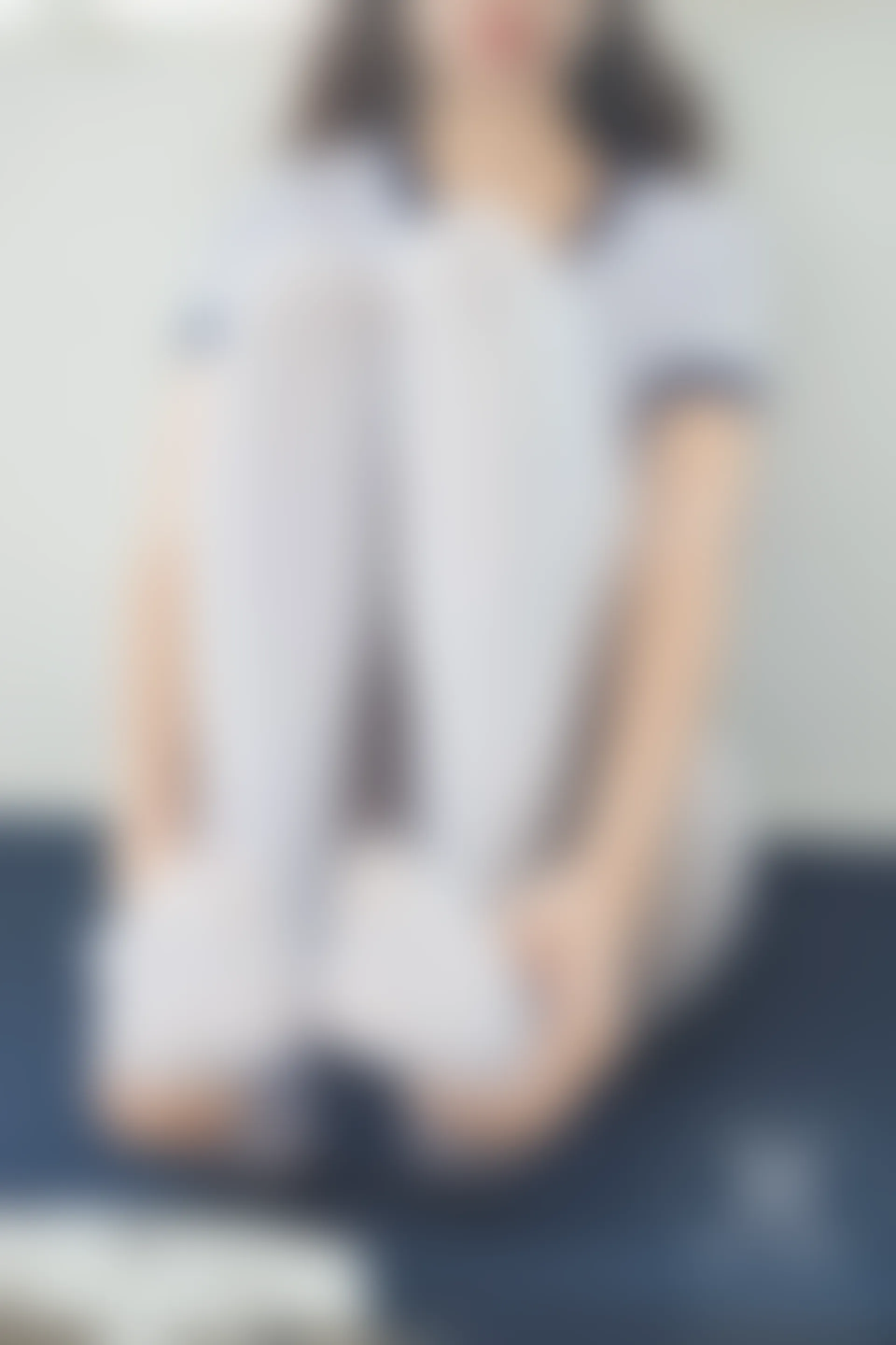 紧急企划 VOL.004 [69P1V-467M] 一只喵喵梓一只喵喵梓, 体操服, 双马尾, 可爱, 死库水, 白丝, 紧急企划, 美腿, 美足, 蕾丝