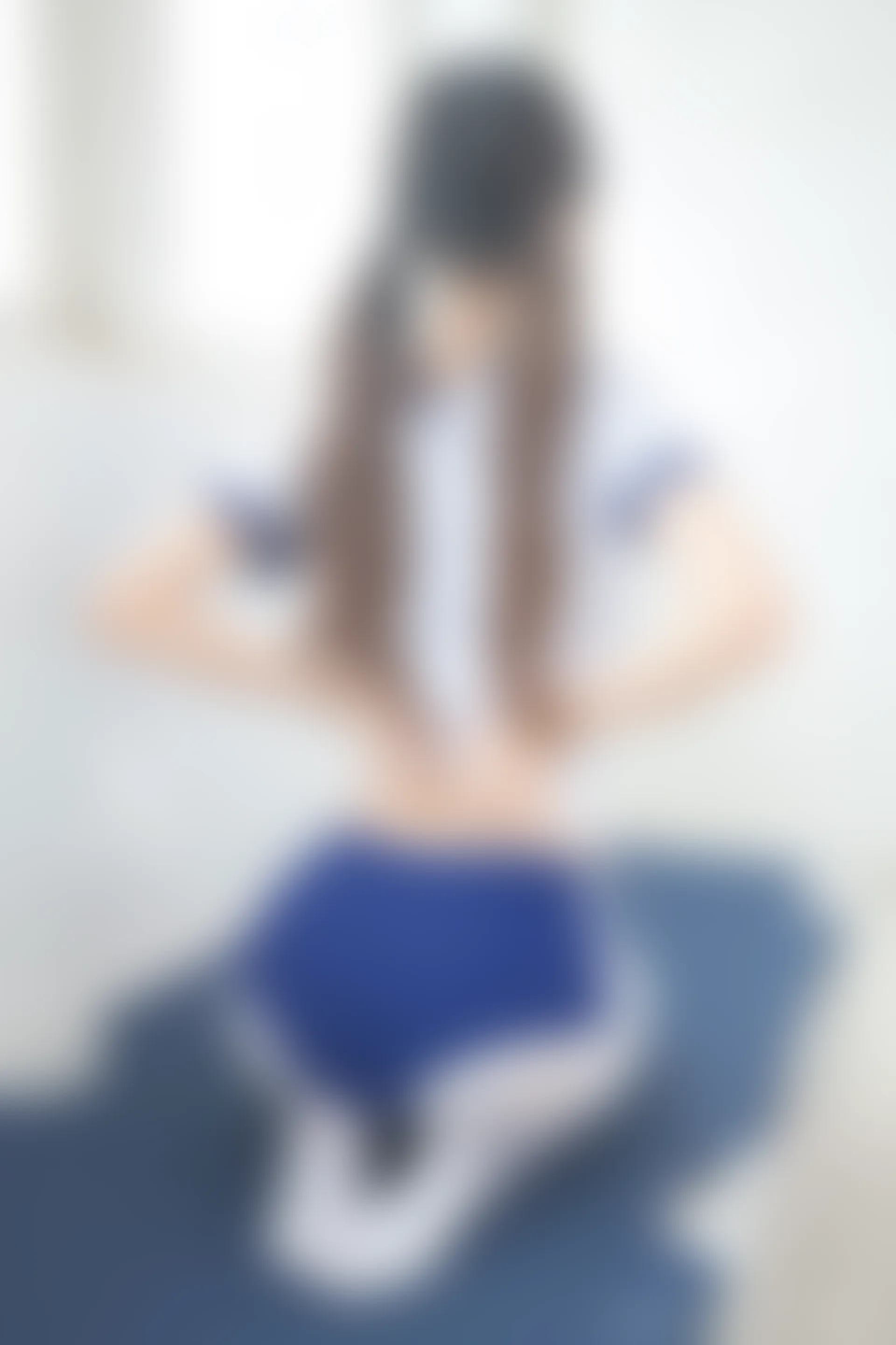 紧急企划 VOL.004 [69P1V-467M] 一只喵喵梓一只喵喵梓, 体操服, 双马尾, 可爱, 死库水, 白丝, 紧急企划, 美腿, 美足, 蕾丝