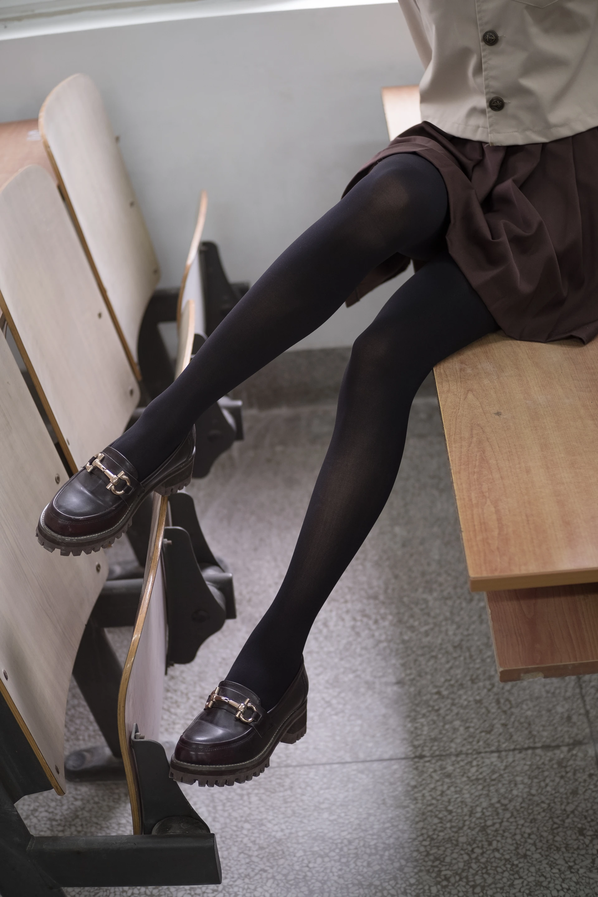森萝财团 BETA-006 [101P-681M]校服, 白丝, 美腿, 黑丝