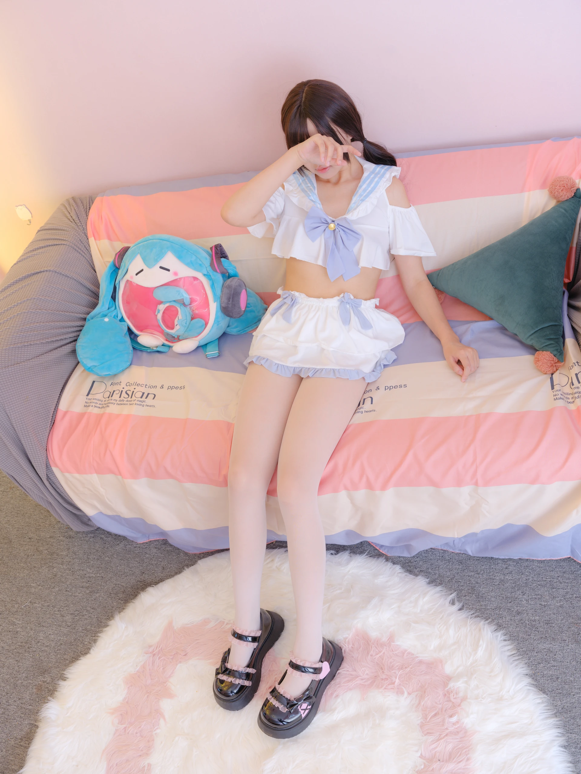 森萝财团 朝露-04E 4K 白丝双马尾女仆 [112P2V-6.97GB]