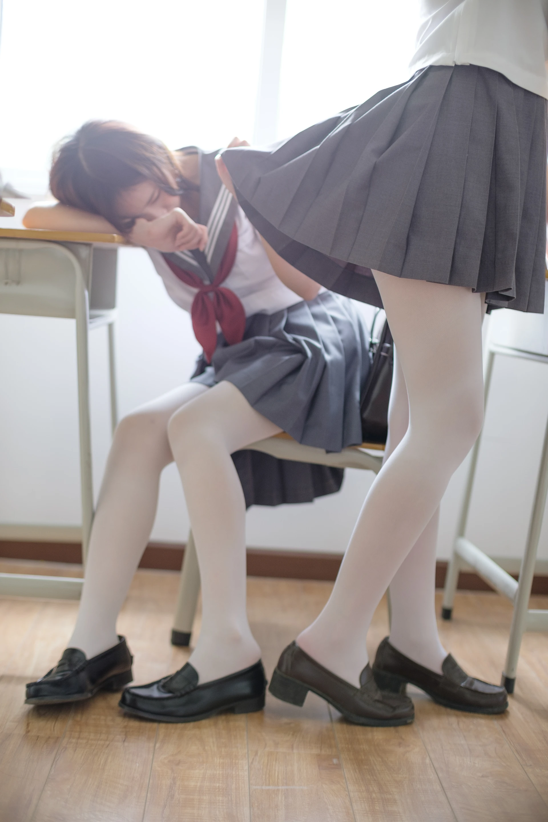 森萝财团 X-025 [131P1V-2.2G]制服, 学生装, 校服, 森萝财团, 白丝, 美腿