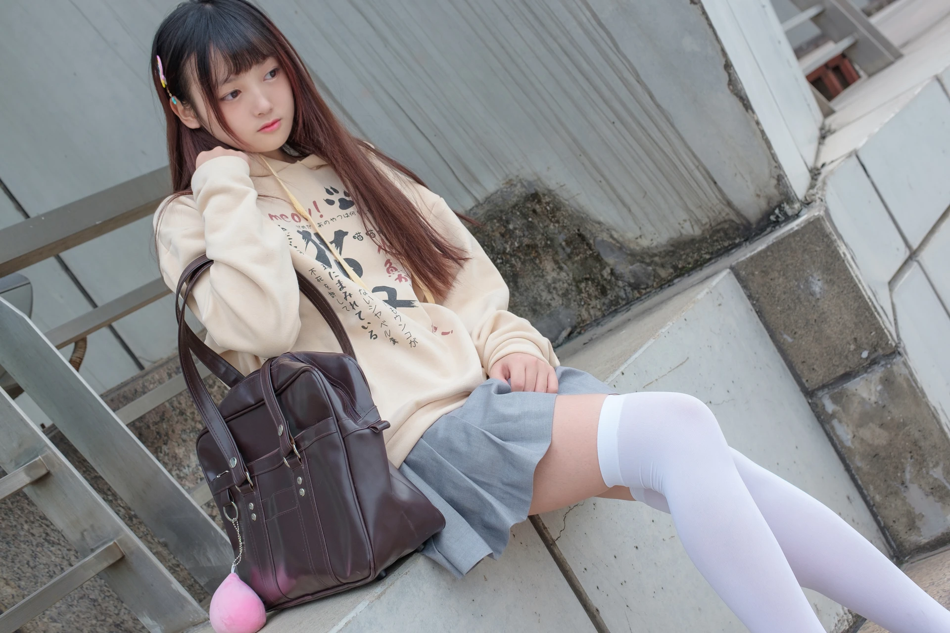 森萝财团 R15-040 [131P-841M]可爱, 学生装, 森萝财团, 白丝, 美腿