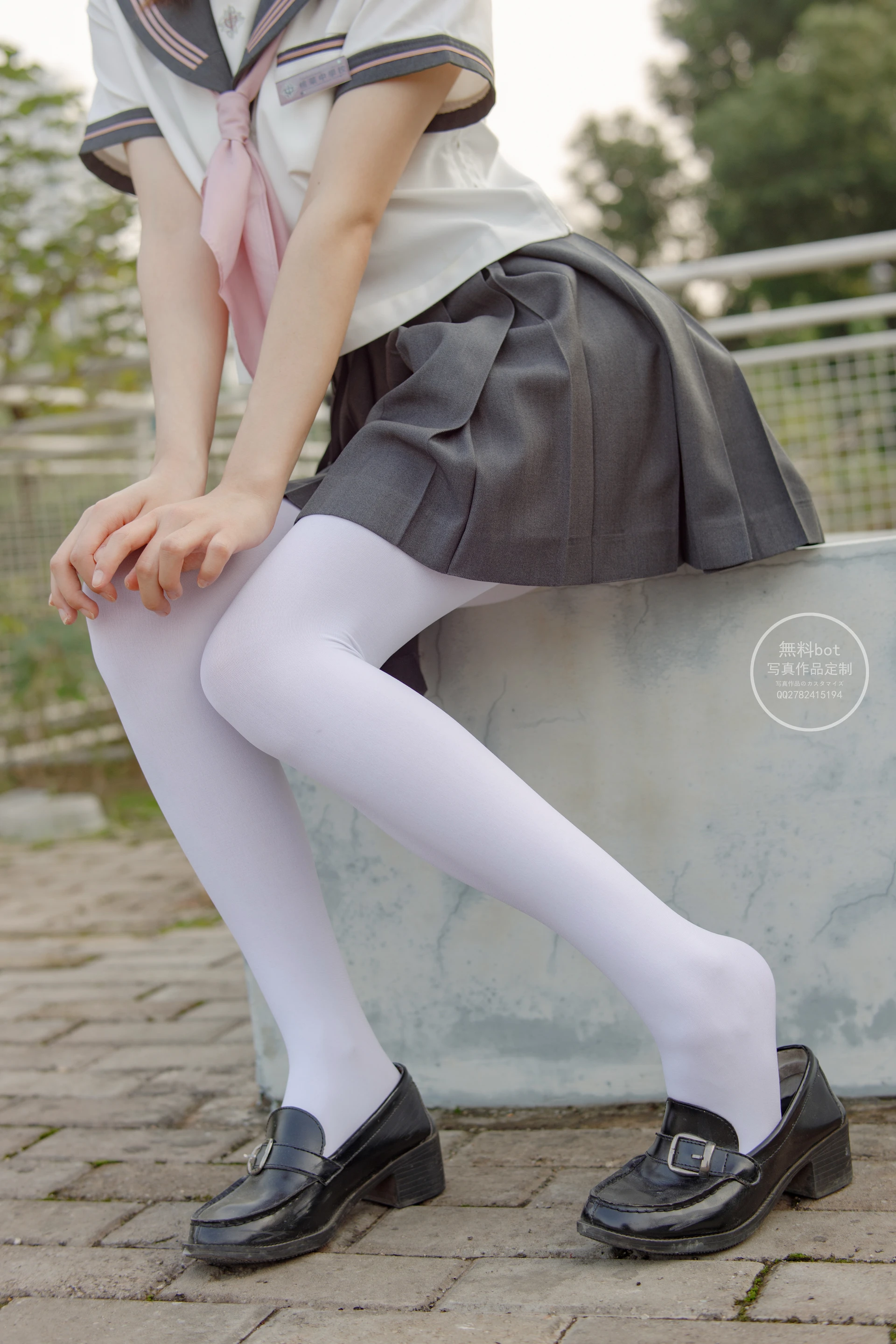 森萝财团 有料-06 [90P-1.2G]JK, 制服, 可爱, 学生装, 有料, 校服, 森萝财团, 白丝, 美腿, 美足