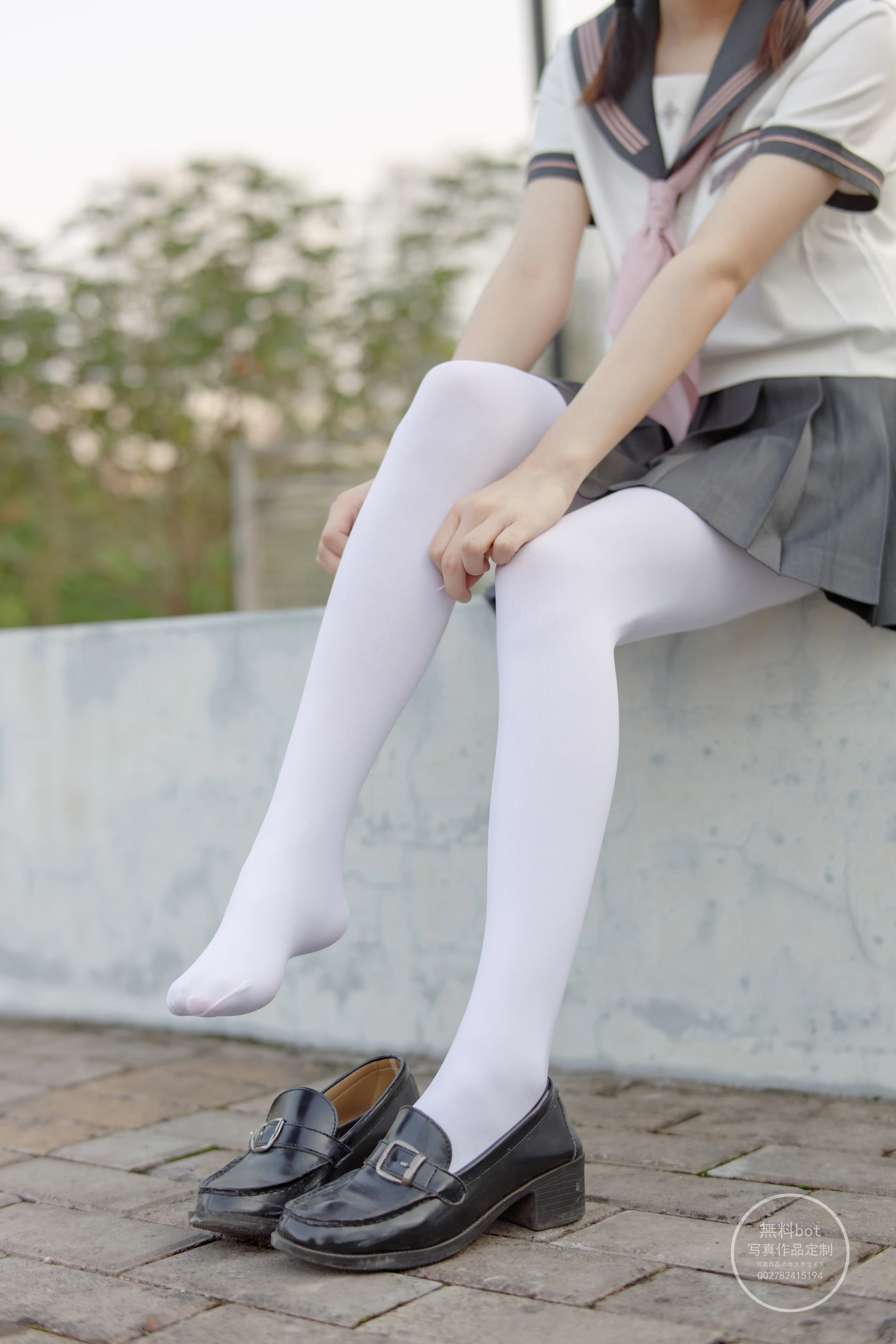 森萝财团 有料-06 [90P-1.2G]JK, 制服, 可爱, 学生装, 有料, 校服, 森萝财团, 白丝, 美腿, 美足