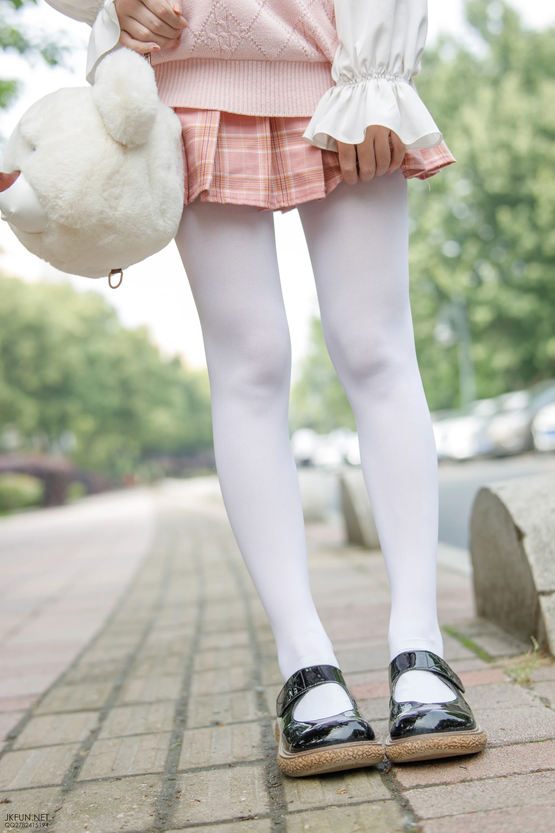 JKFUN-007 [126P1V-2.71G]JKFUN, 制服, 可爱, 学生装, 森萝财团, 白丝, 美腿