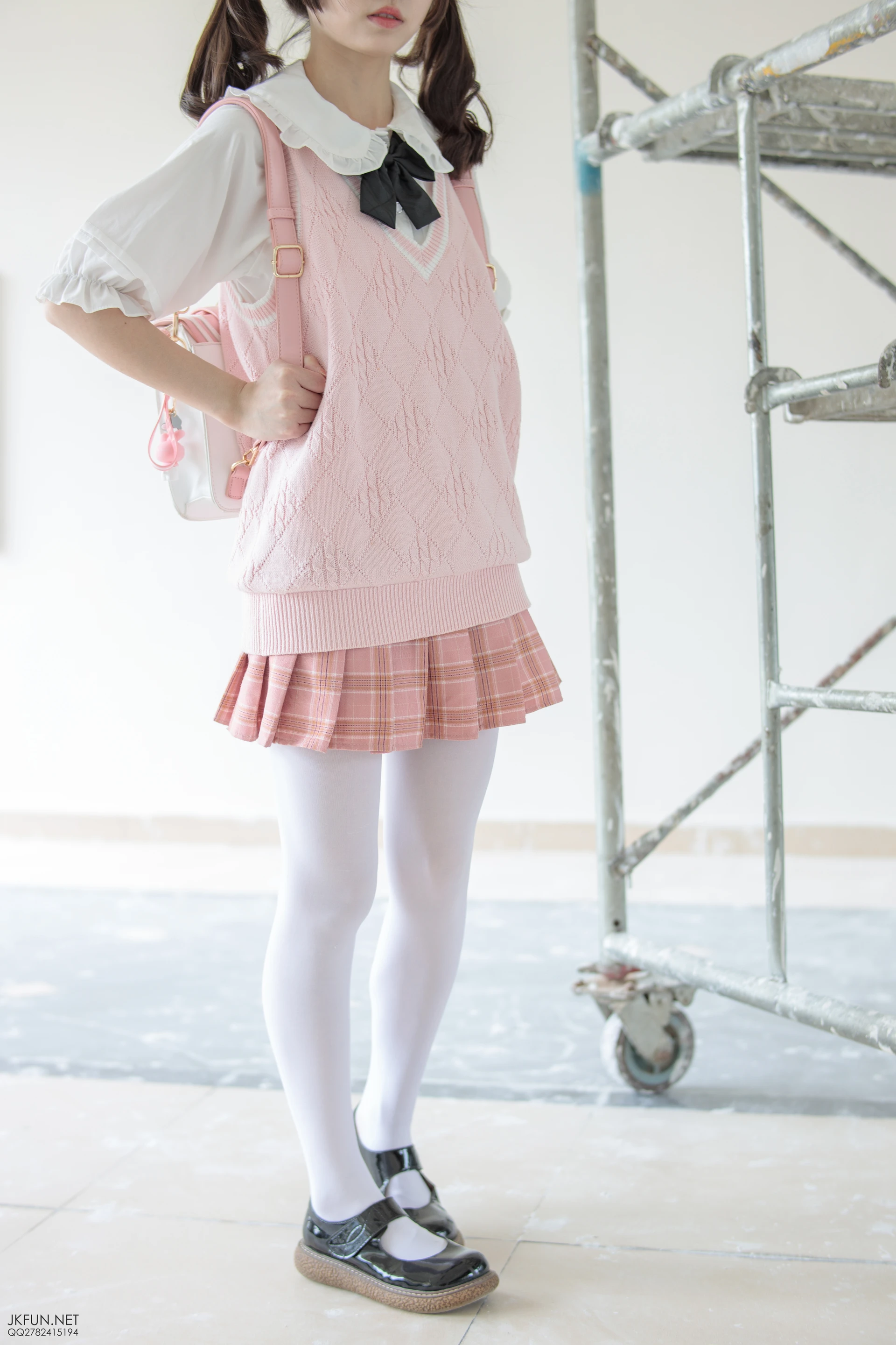 JKFUN-007 [126P1V-2.71G]JKFUN, 制服, 可爱, 学生装, 森萝财团, 白丝, 美腿