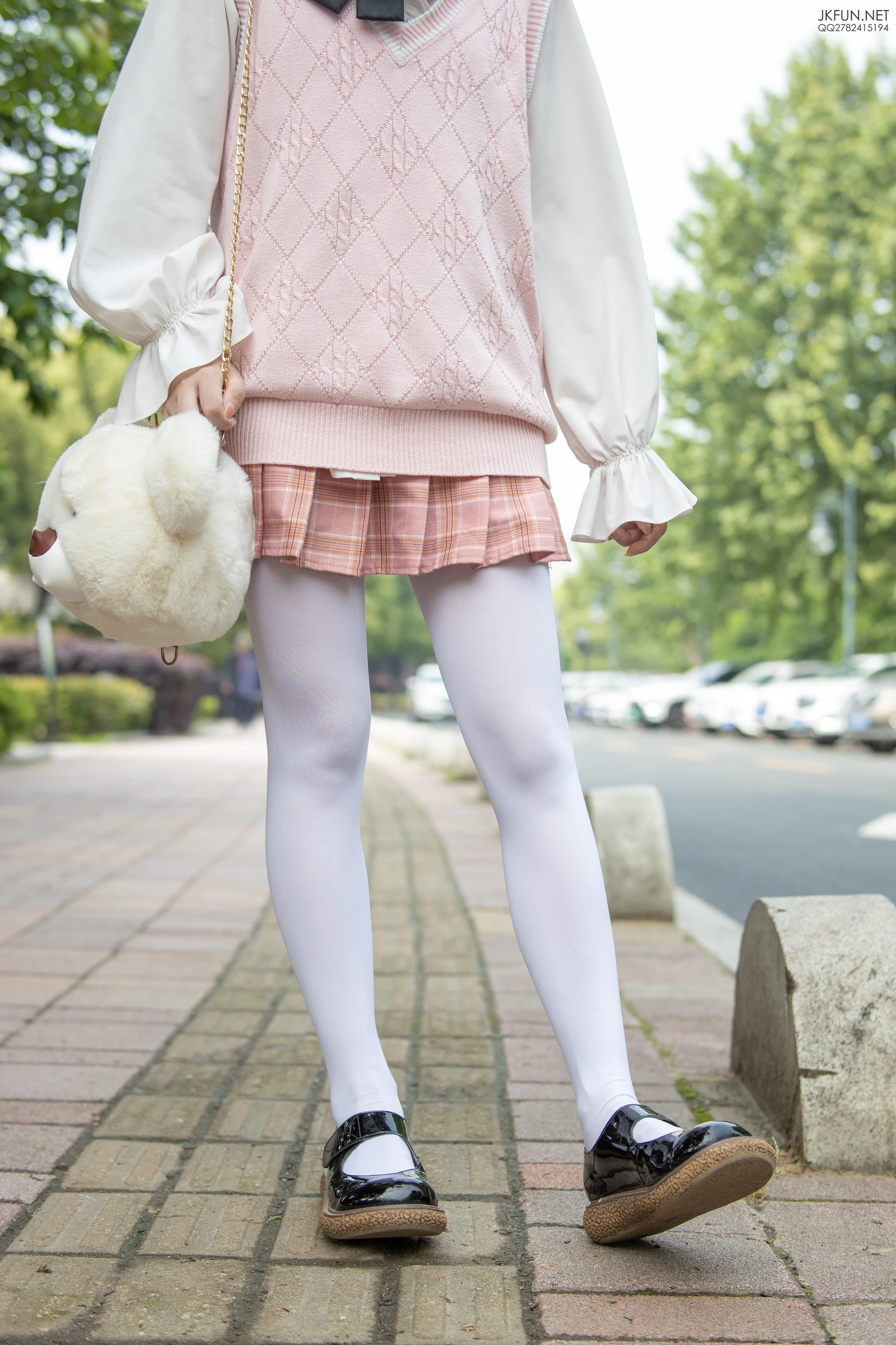 JKFUN-007 [126P1V-2.71G]JKFUN, 制服, 可爱, 学生装, 森萝财团, 白丝, 美腿