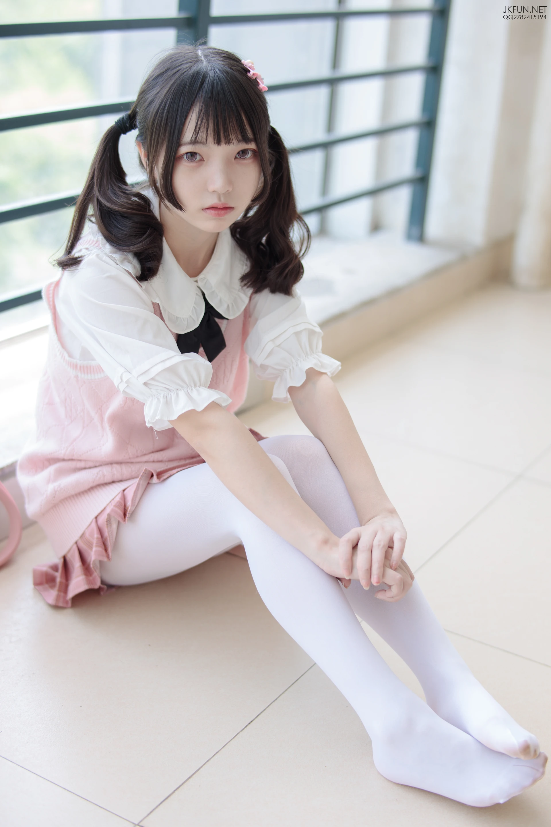JKFUN-007 [126P1V-2.71G]JKFUN, 制服, 可爱, 学生装, 森萝财团, 白丝, 美腿