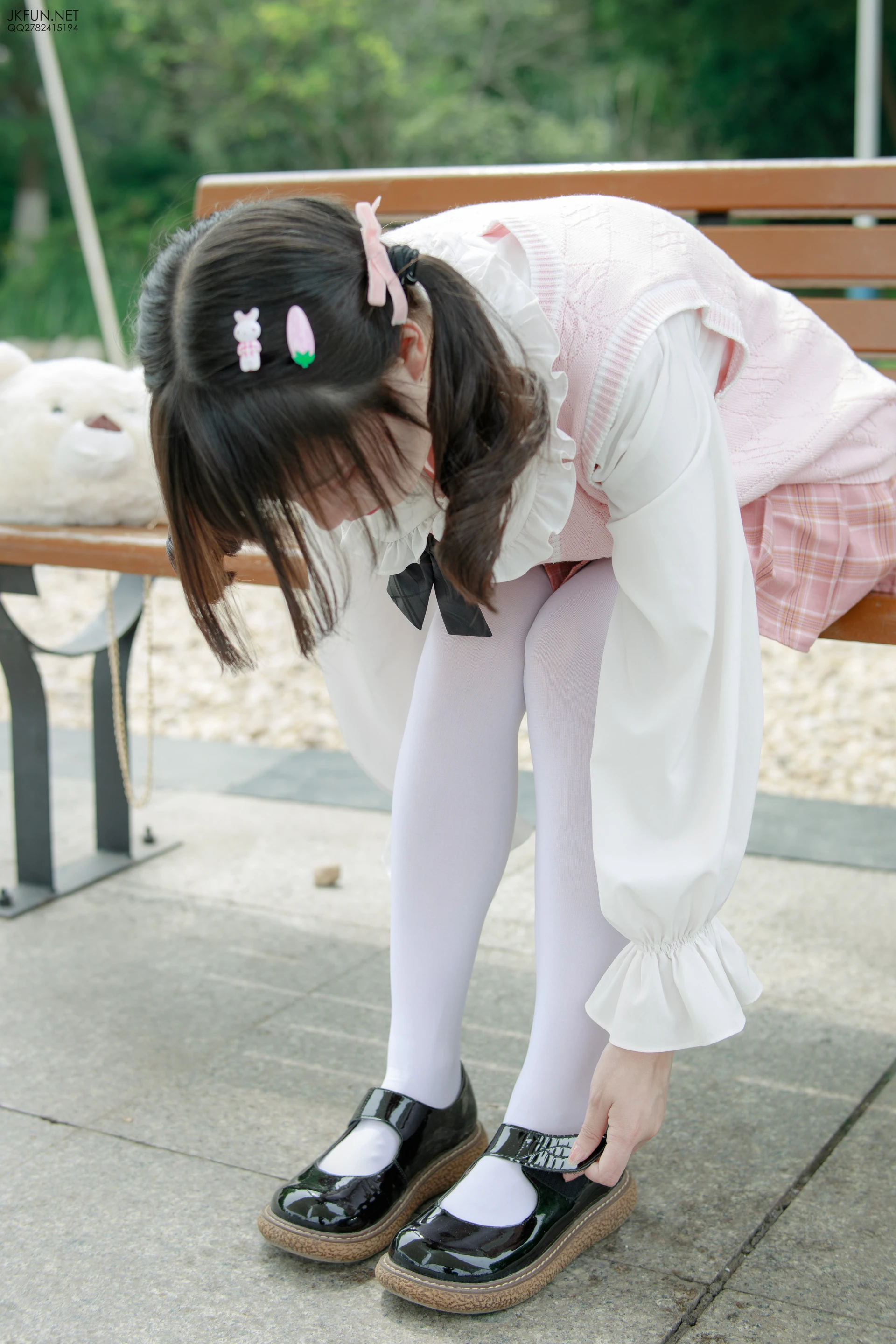 JKFUN-007 [126P1V-2.71G]JKFUN, 制服, 可爱, 学生装, 森萝财团, 白丝, 美腿