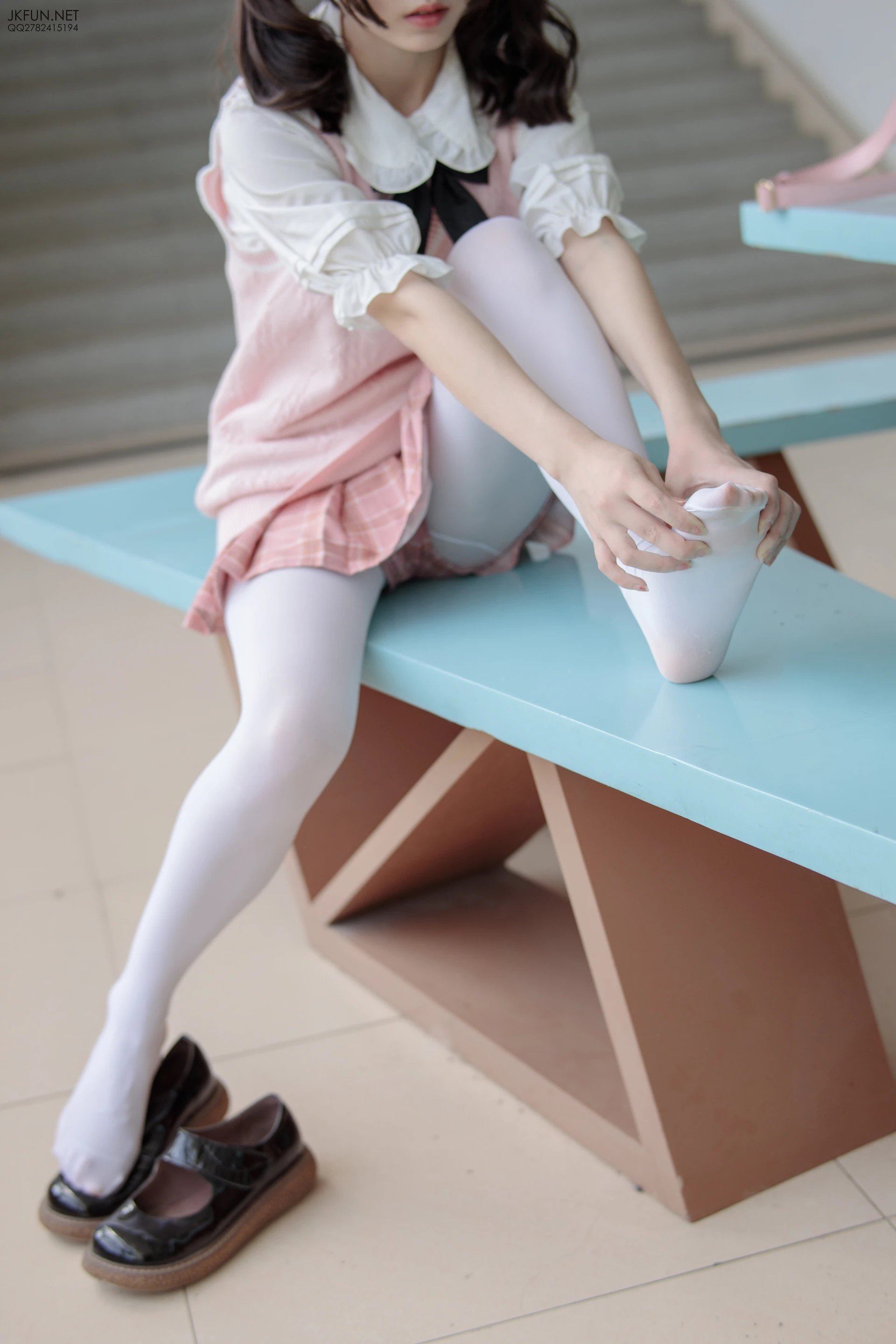 JKFUN-007 [126P1V-2.71G]JKFUN, 制服, 可爱, 学生装, 森萝财团, 白丝, 美腿
