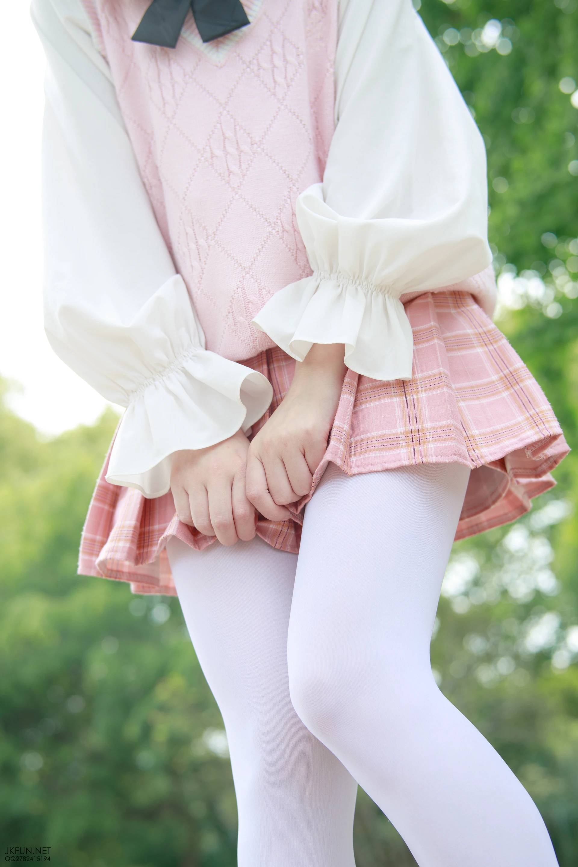 JKFUN-007 [126P1V-2.71G]JKFUN, 制服, 可爱, 学生装, 森萝财团, 白丝, 美腿