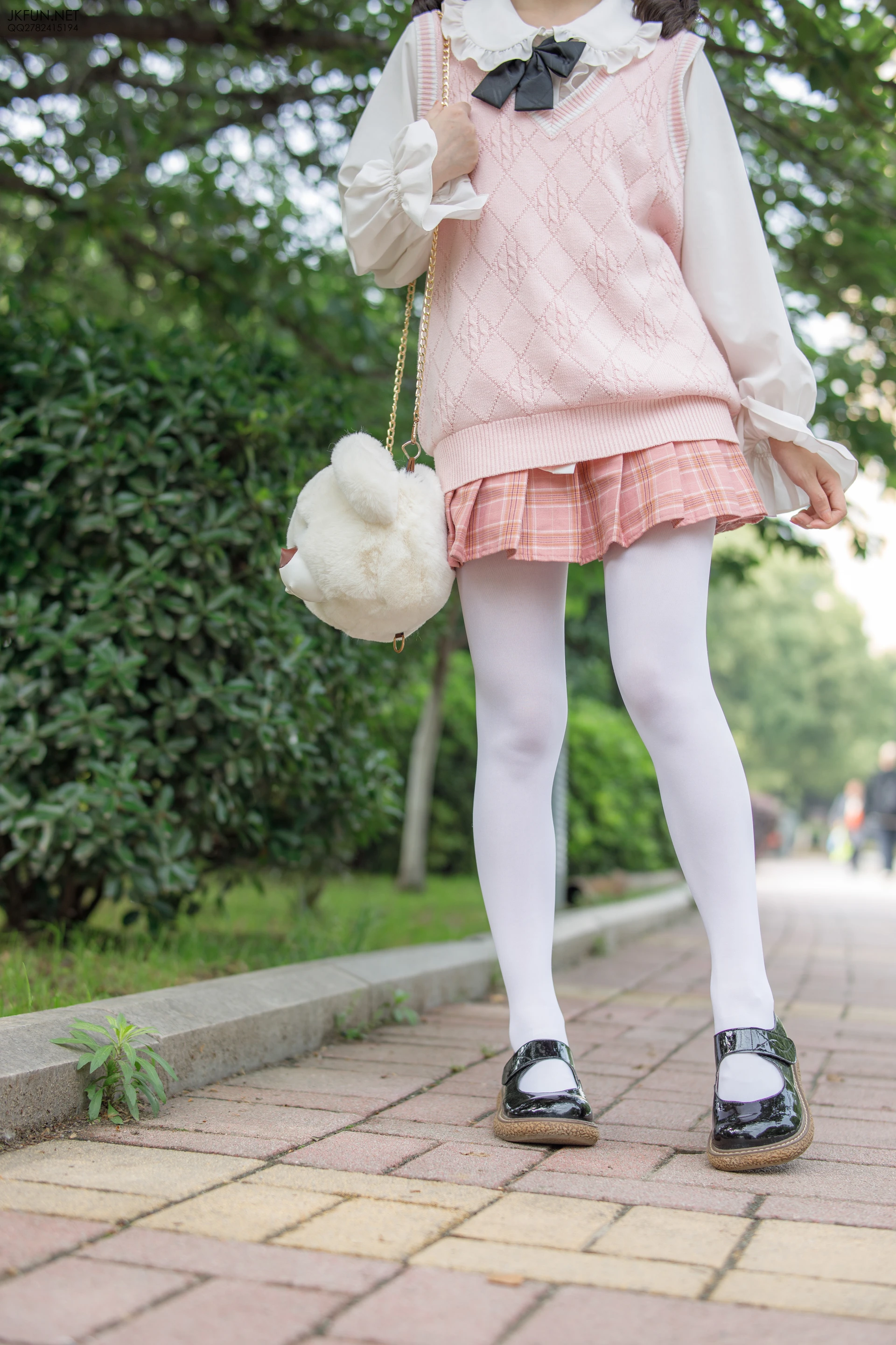 JKFUN-007 [126P1V-2.71G]JKFUN, 制服, 可爱, 学生装, 森萝财团, 白丝, 美腿