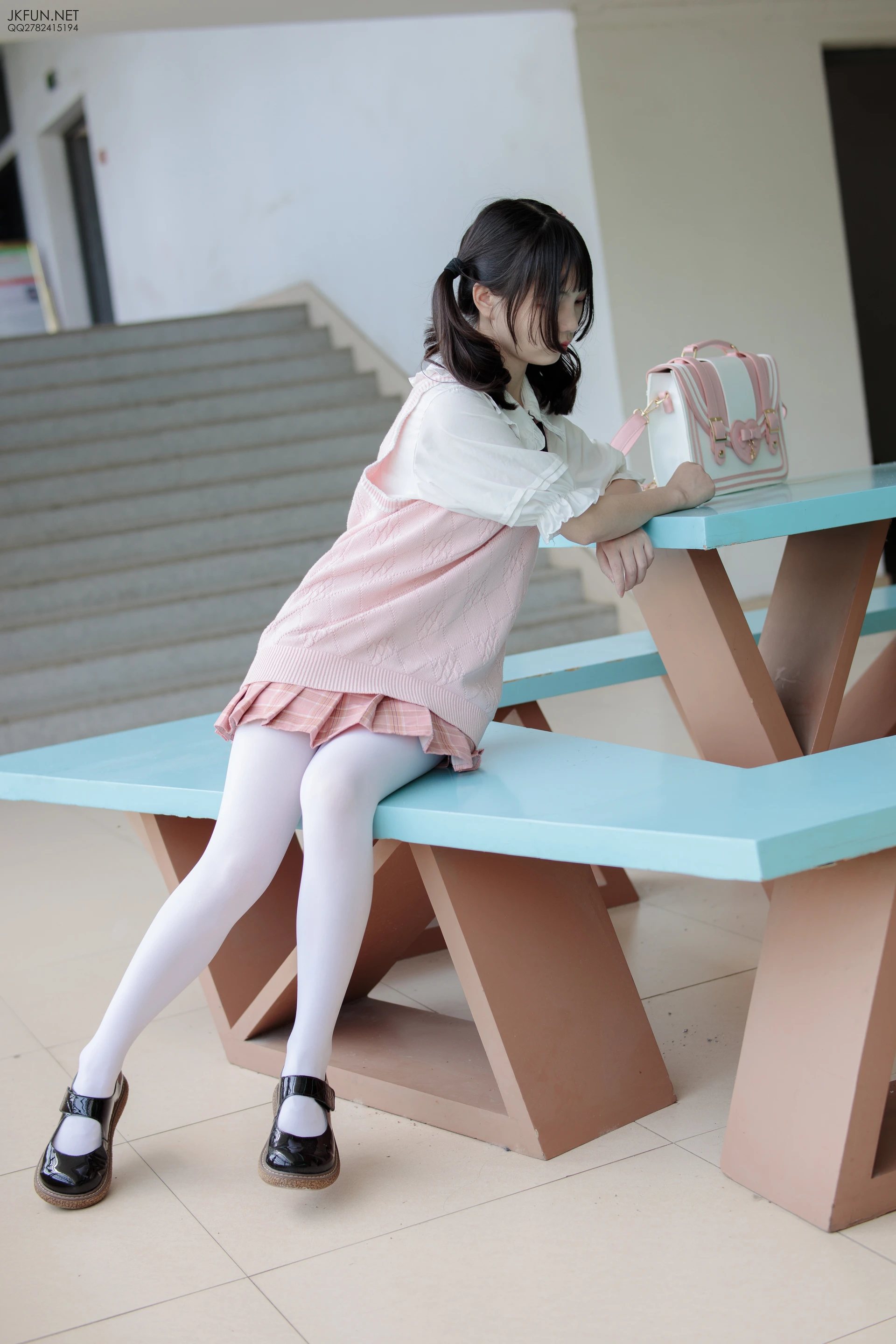 JKFUN-007 [126P1V-2.71G]JKFUN, 制服, 可爱, 学生装, 森萝财团, 白丝, 美腿