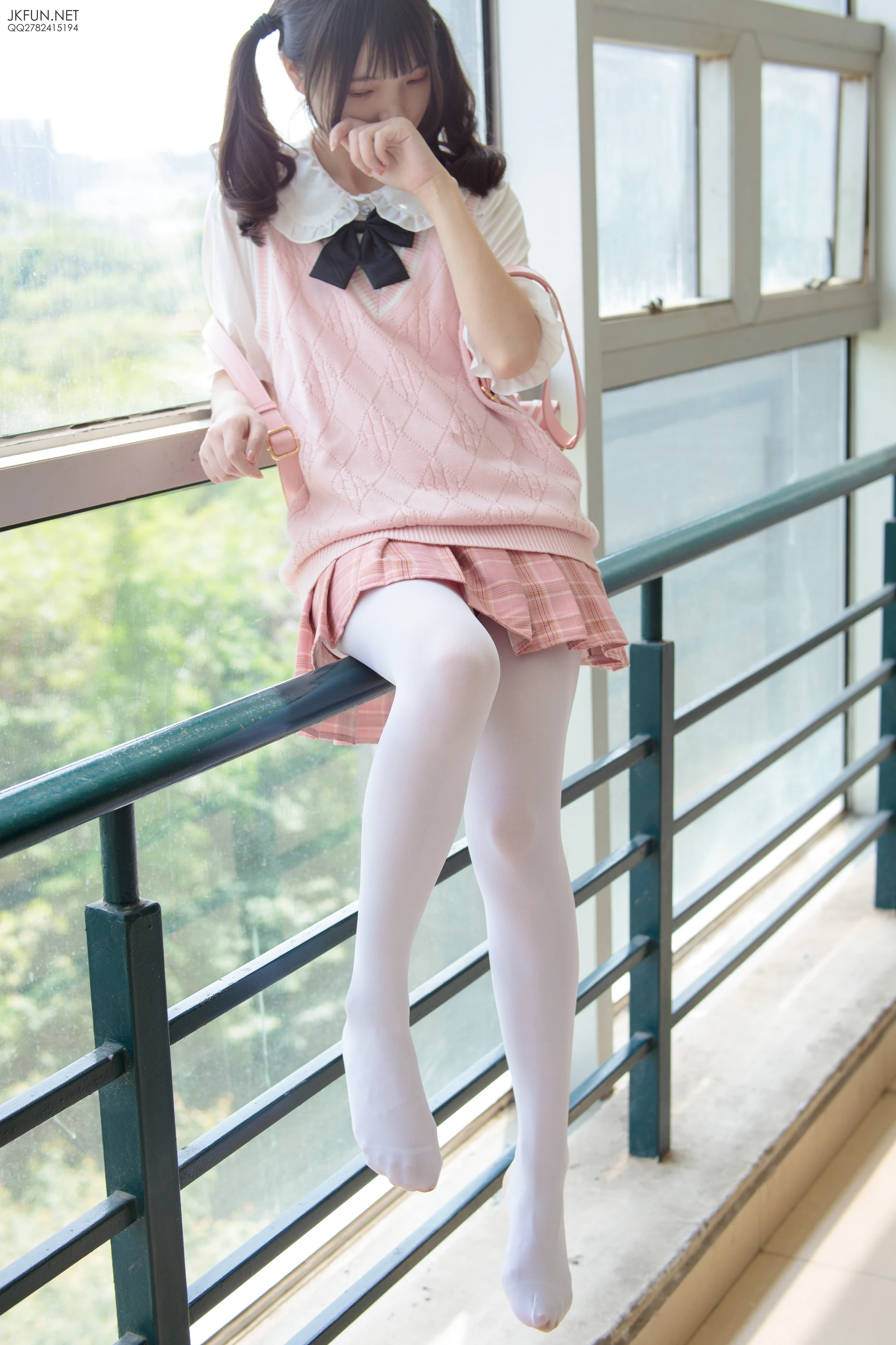 JKFUN-007 [126P1V-2.71G]JKFUN, 制服, 可爱, 学生装, 森萝财团, 白丝, 美腿