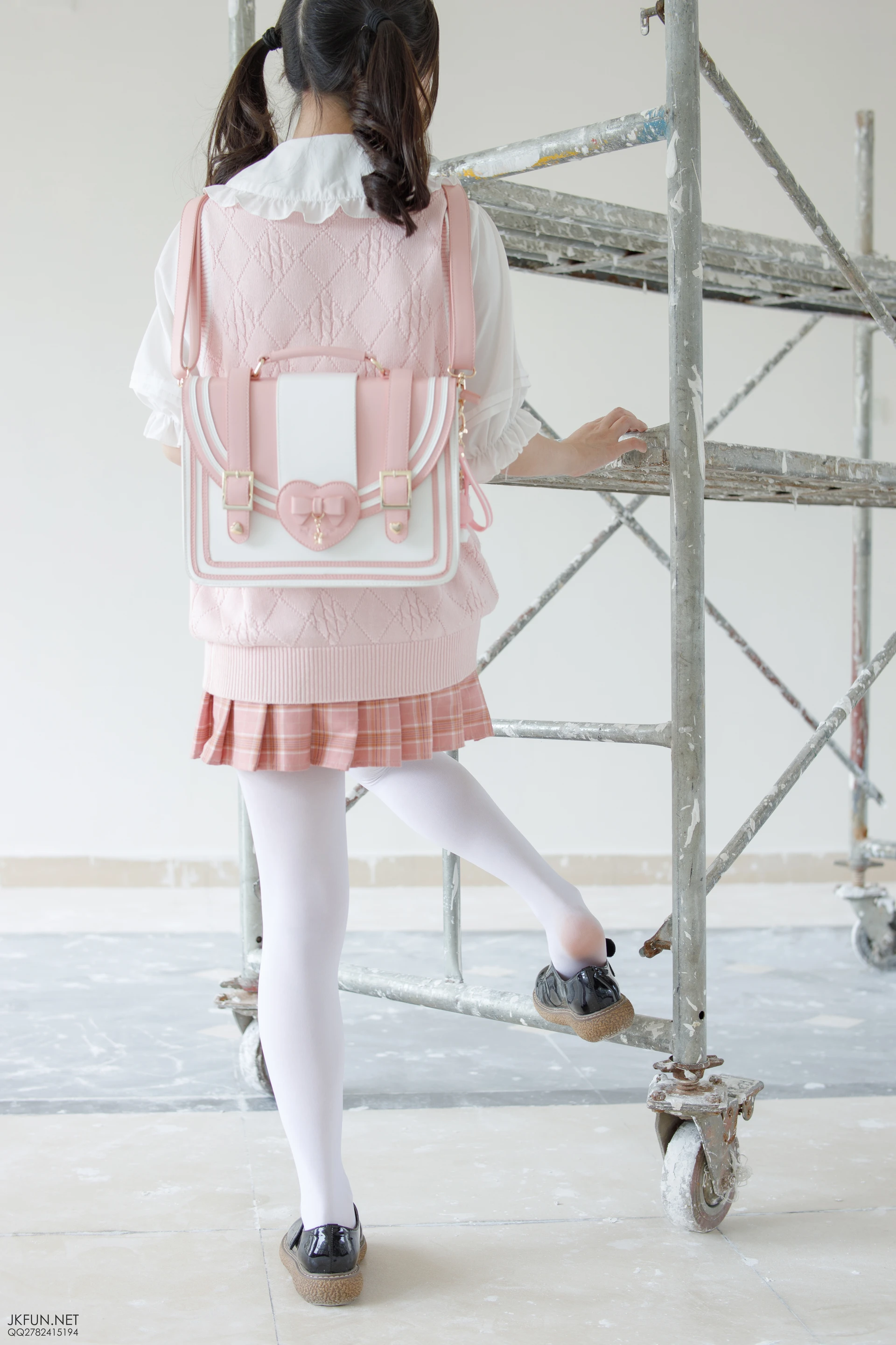 JKFUN-007 [126P1V-2.71G]JKFUN, 制服, 可爱, 学生装, 森萝财团, 白丝, 美腿