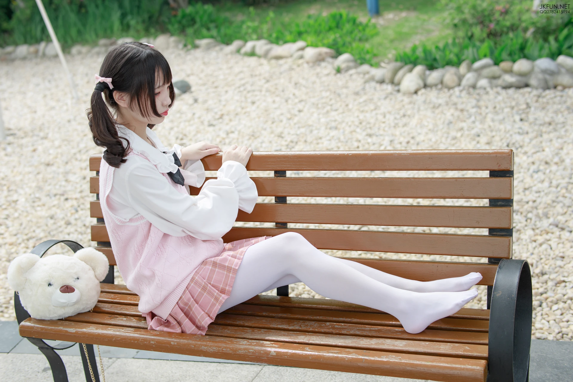 JKFUN-007 [126P1V-2.71G]JKFUN, 制服, 可爱, 学生装, 森萝财团, 白丝, 美腿