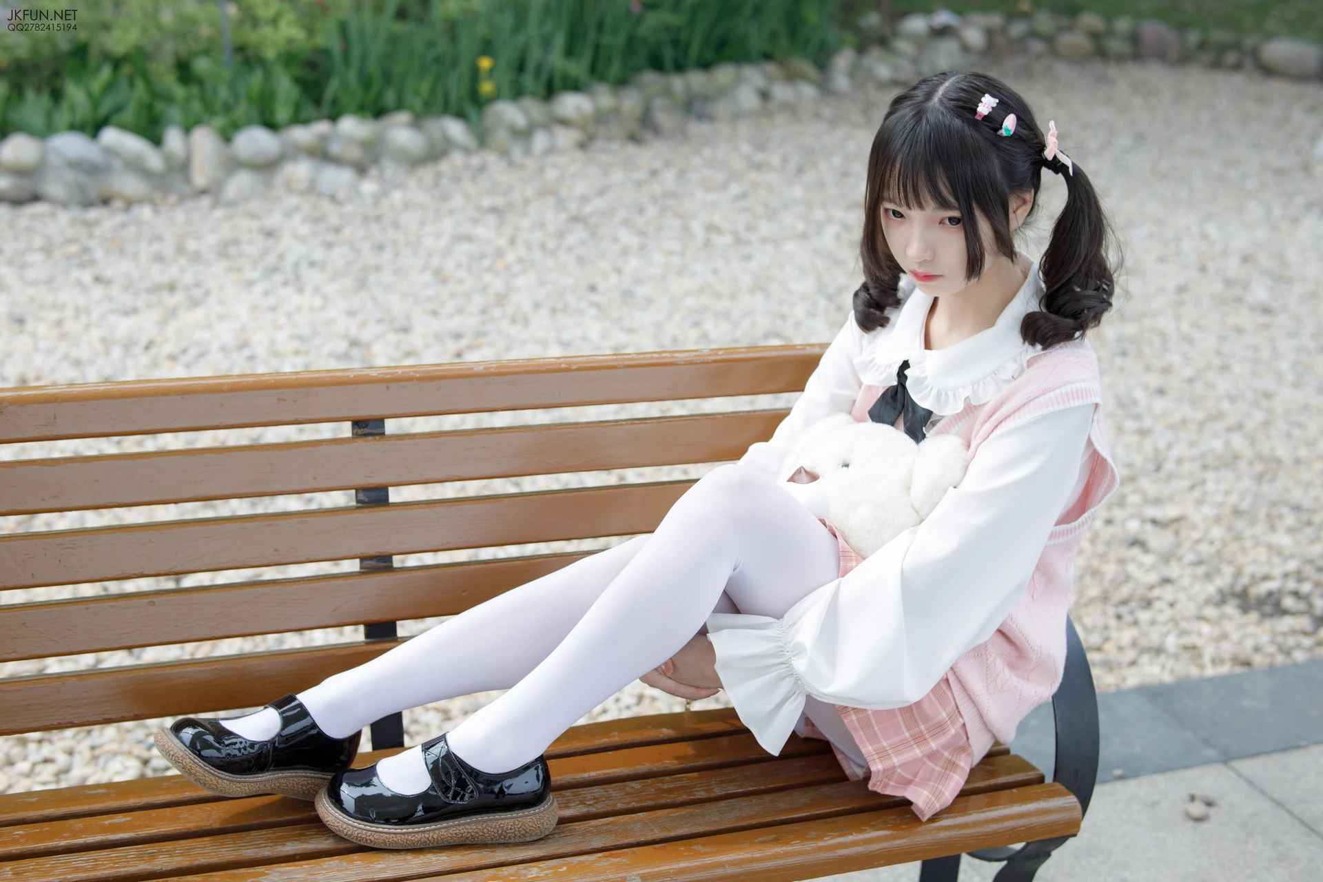 JKFUN-007 [126P1V-2.71G]JKFUN, 制服, 可爱, 学生装, 森萝财团, 白丝, 美腿