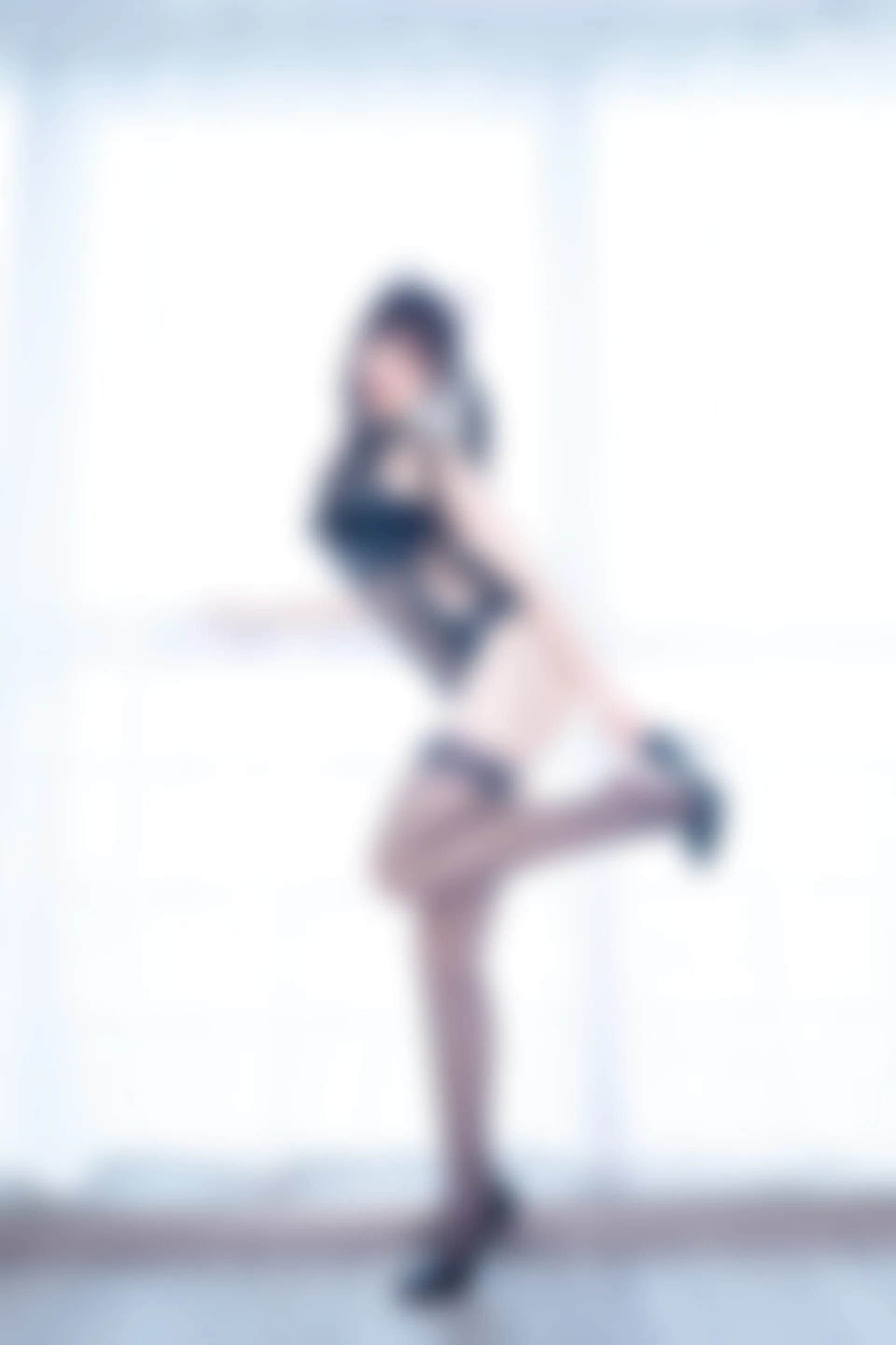 神楽坂真冬 第四季 序号2：《黑》 [75P-165MB]内衣, 双马尾, 神楽坂真冬, 美腿, 美足, 高跟鞋, 黑丝