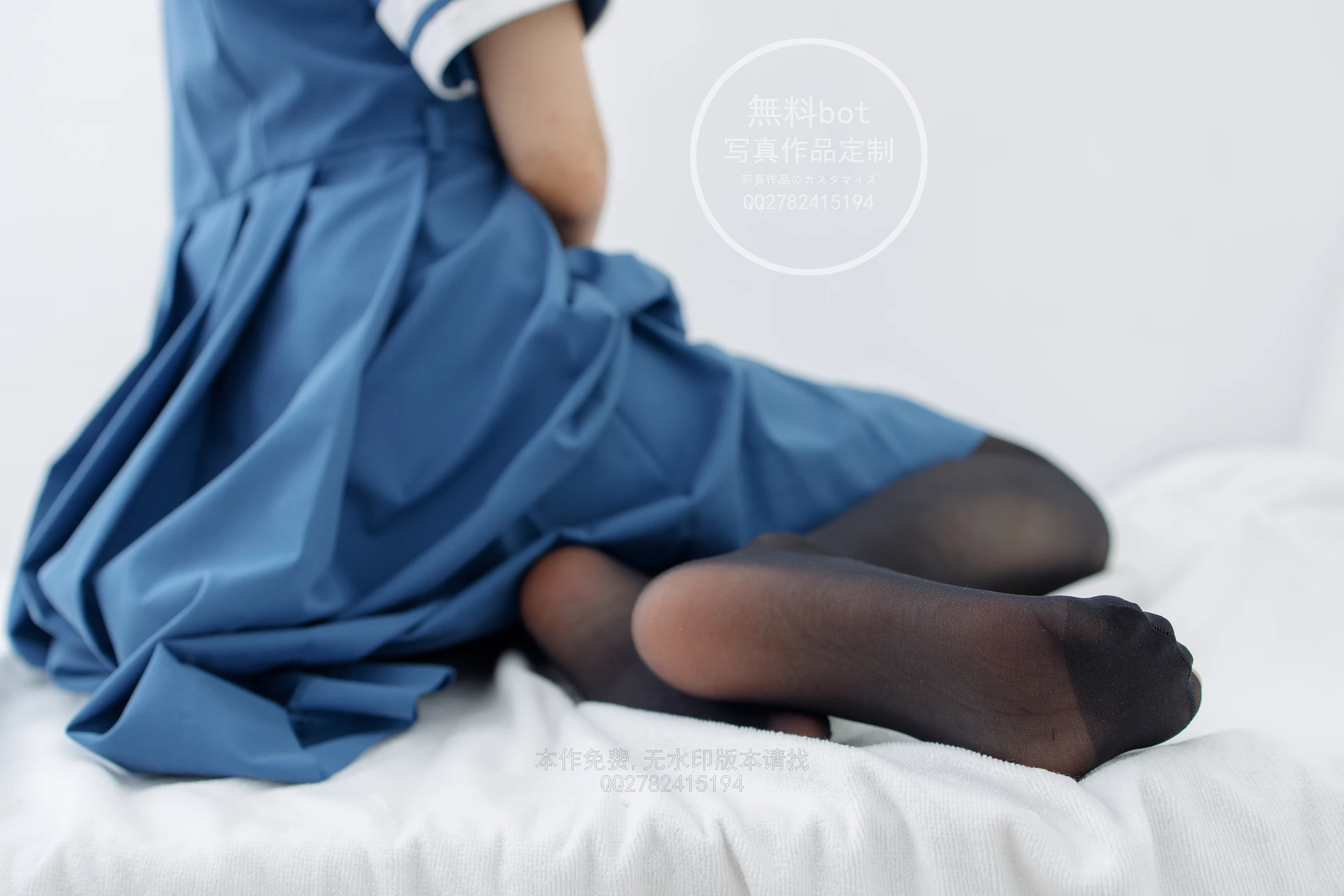 森萝财团 無料 – 02 黑丝蓝色JK制服[82P-932.8M]JK, JK制服, 制服, 有料, 森萝财团, 無料, 美腿, 美足, 黑丝