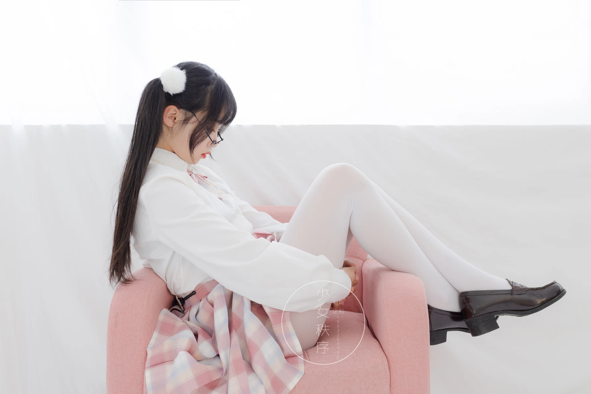 少女秩序 VOL.21 双马尾白丝JK制服 [78P-679MB]JK制服, 双马尾, 可爱, 少女秩序, 白丝, 美腿, 美足