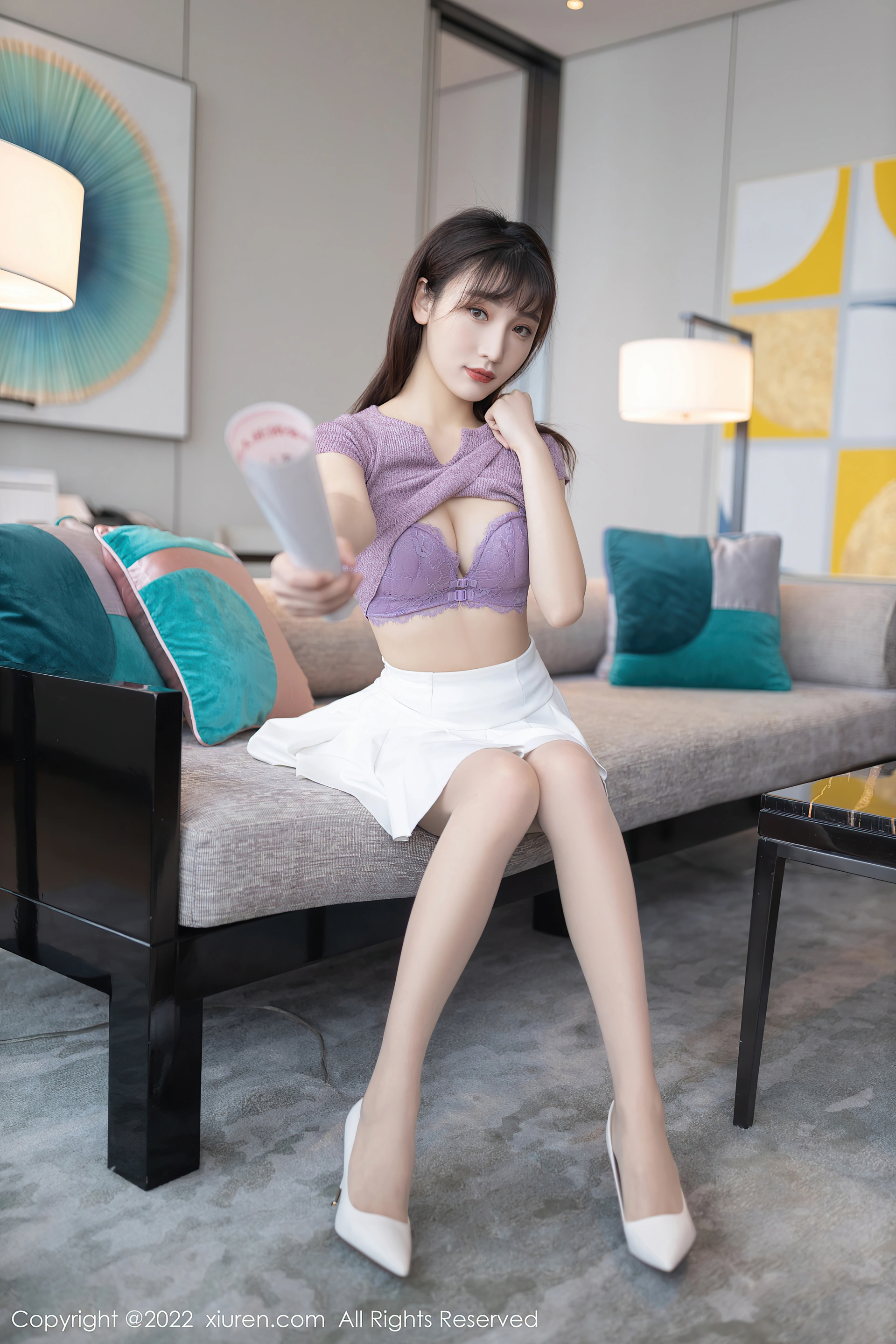 XiuRen秀人网 2022.02.10 No.4570 陆萱萱 美腿清纯[80+1P 757MB]