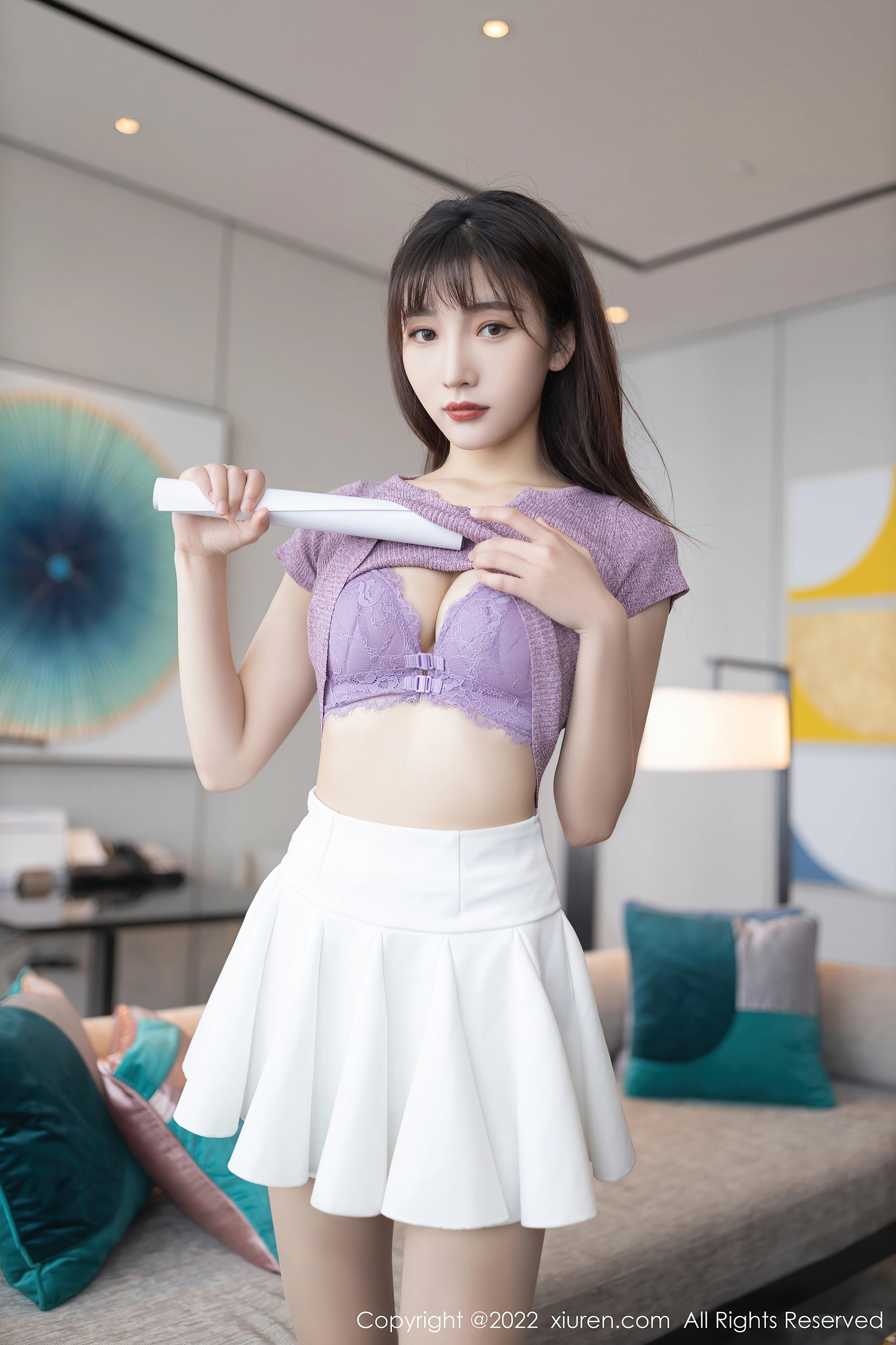 XiuRen秀人网 2022.02.10 No.4570 陆萱萱 美腿清纯[80+1P 757MB]