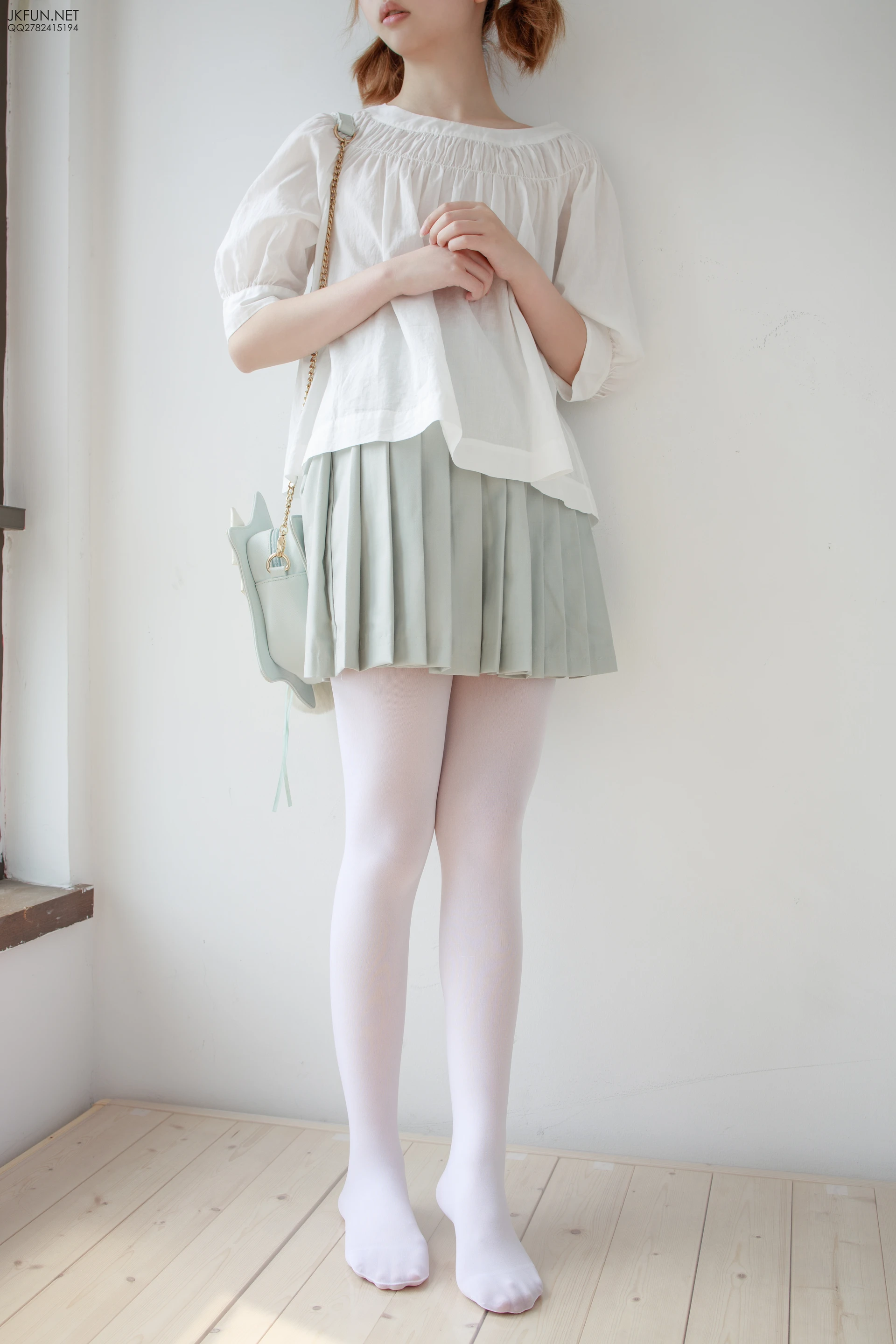 JKFUN-009 [105P1V-3G]JKFUN, 制服, 可爱, 学生装, 森萝财团, 白丝, 美腿