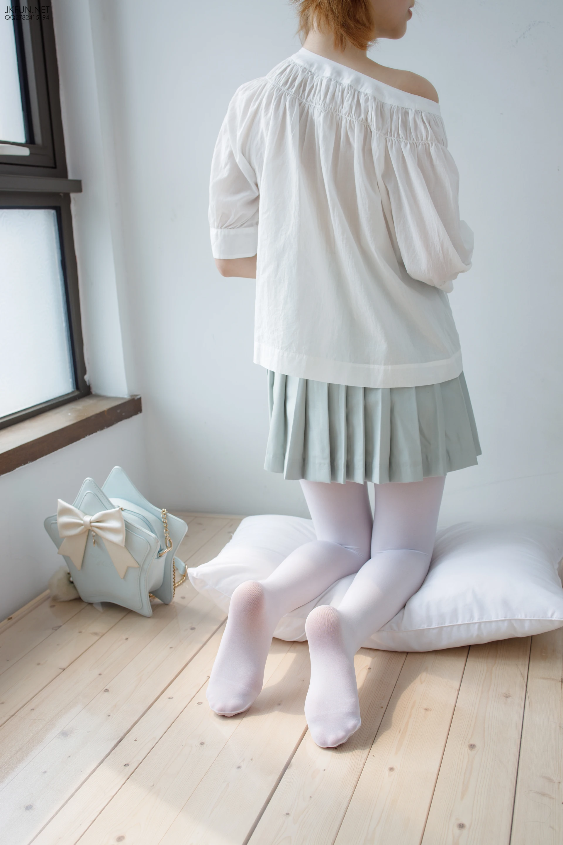 JKFUN-009 [105P1V-3G]JKFUN, 制服, 可爱, 学生装, 森萝财团, 白丝, 美腿