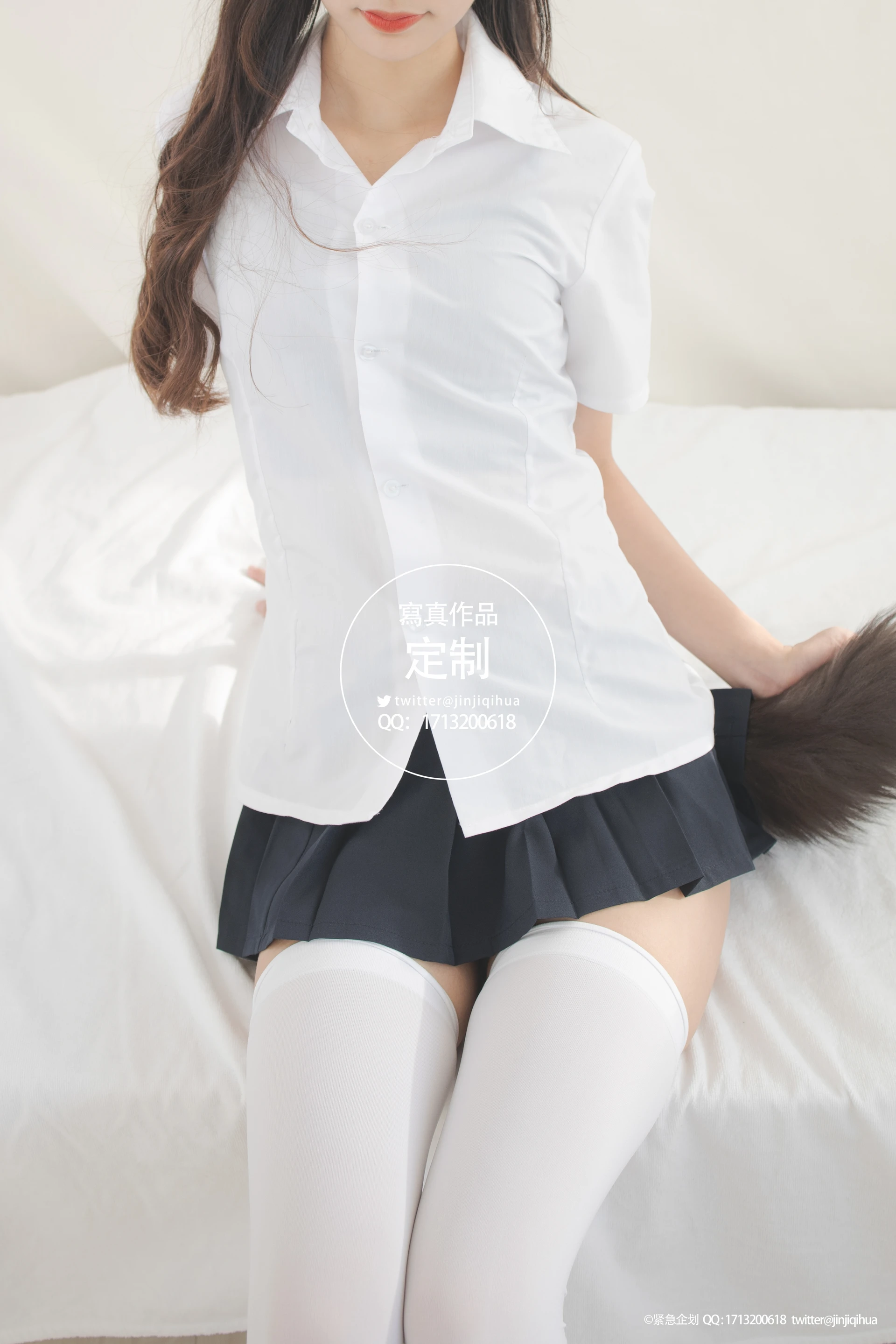 紧急企划 VOL.005 [68P1V-491M] 一只喵喵梓JK, JK制服, 一只喵喵梓, 制服, 白丝, 紧急企划, 美腿, 美足