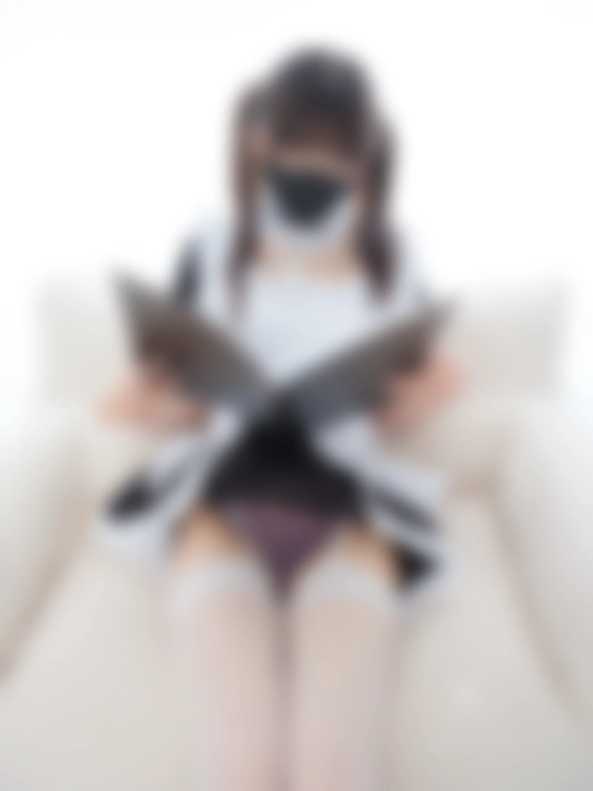 紧急企划 EX.003 见希w 双马尾白丝女仆 [46P-1.02GB]双马尾, 女仆, 白丝, 紧急企划, 美腿, 美足, 见希w