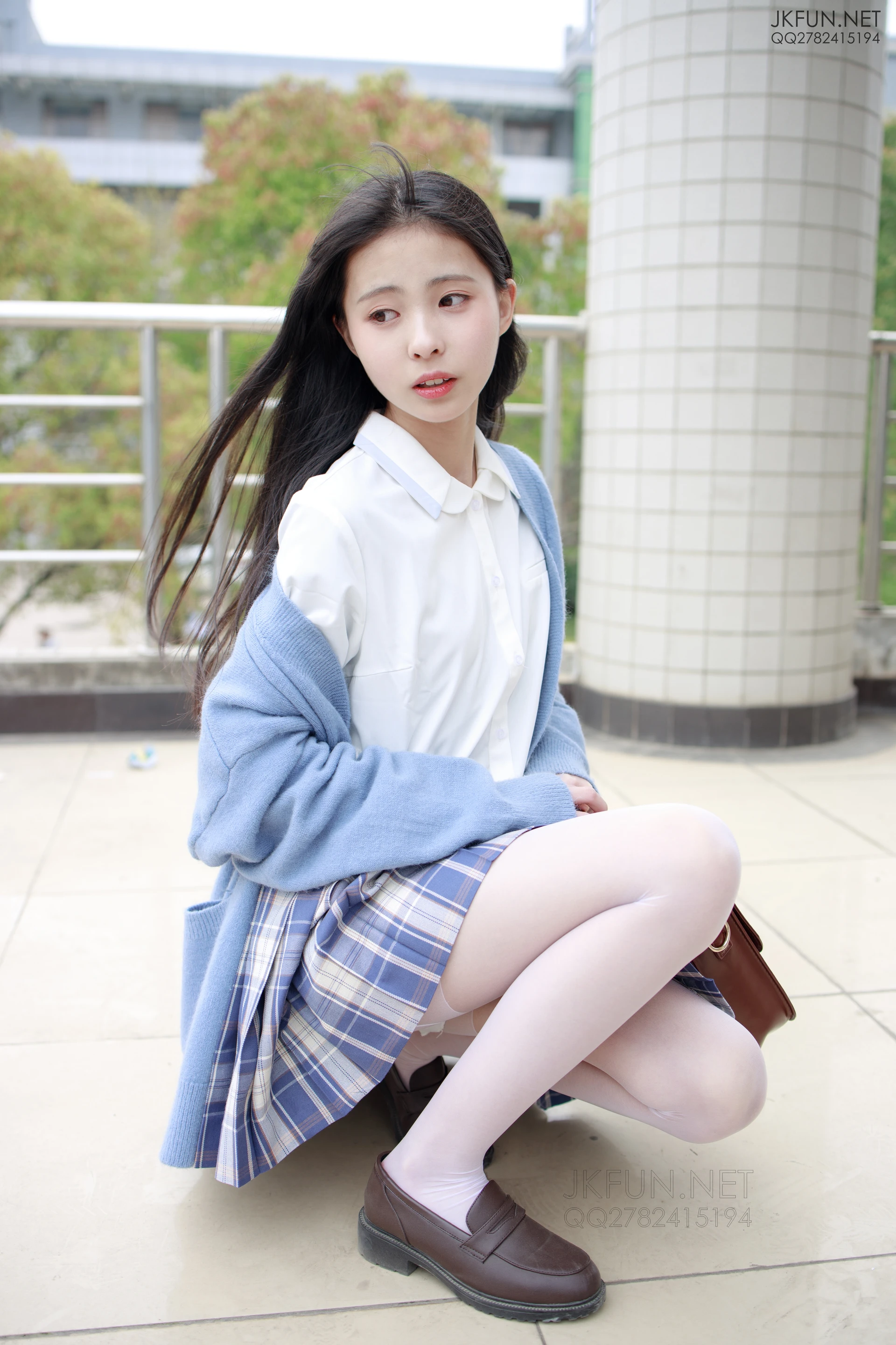 JKFUN-003 [150P1V-3.74G]JKFUN, 可爱, 学生装, 森萝财团, 白丝, 美腿