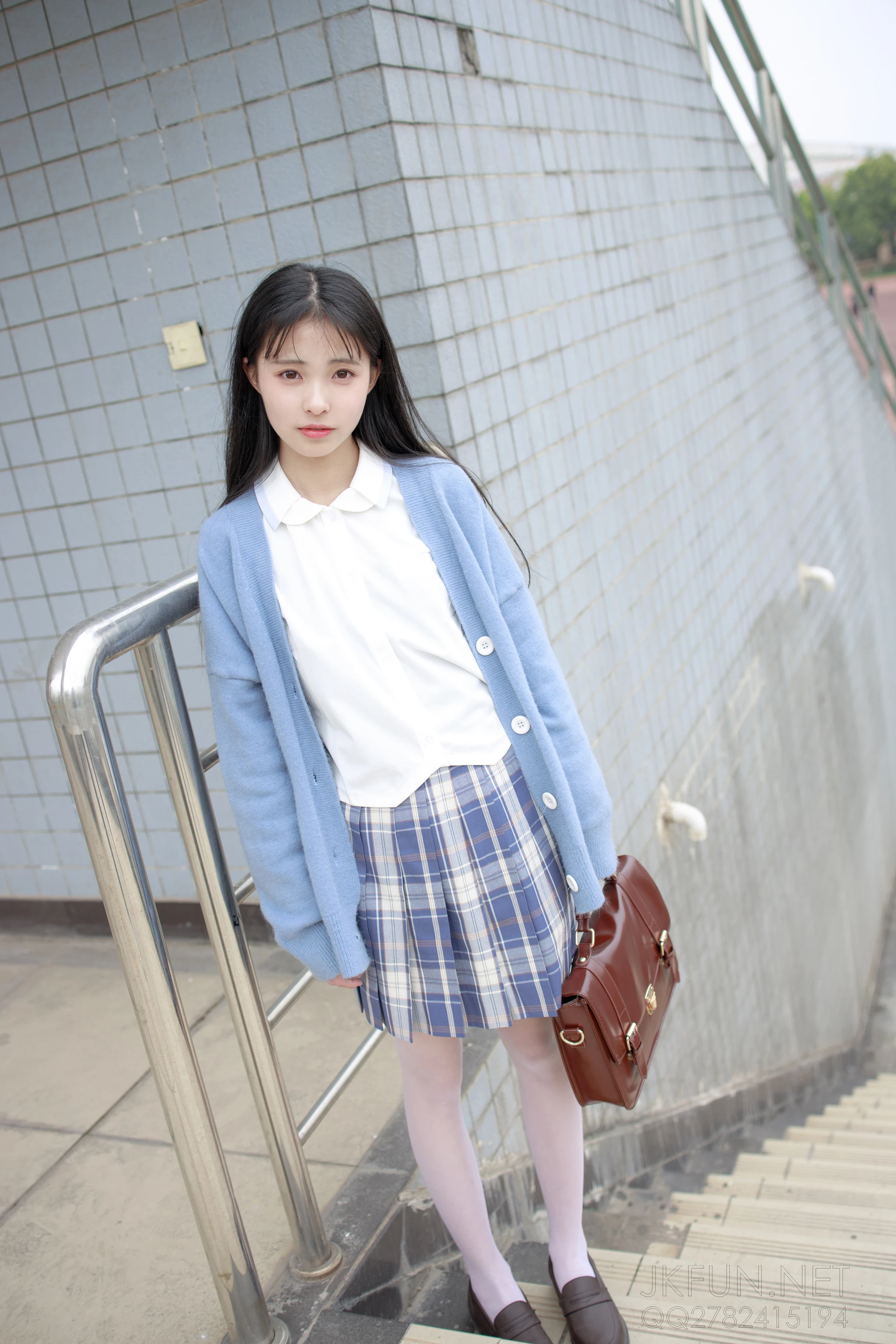 JKFUN-003 [150P1V-3.74G]JKFUN, 可爱, 学生装, 森萝财团, 白丝, 美腿