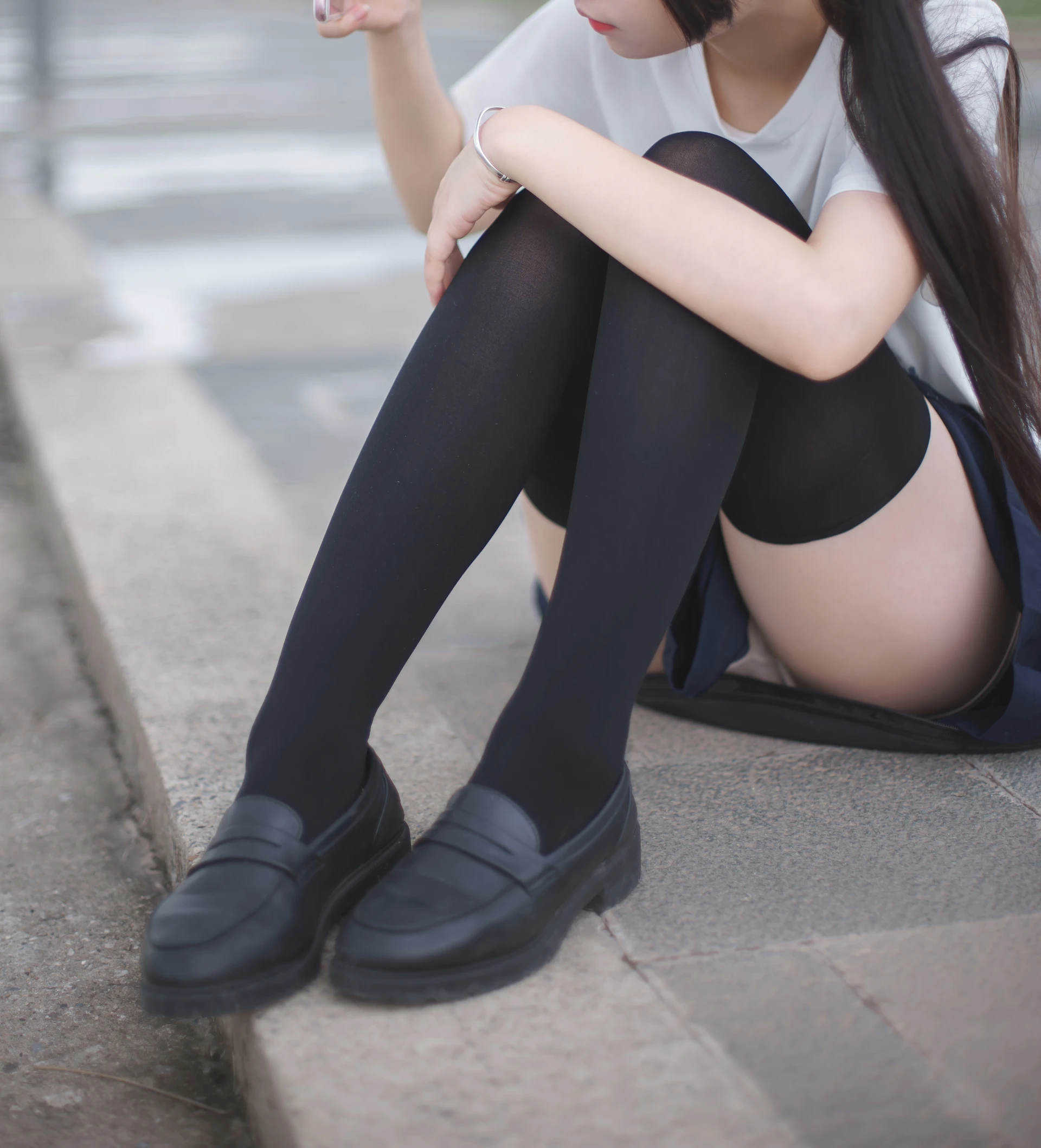 轻兰映画 SPL.005 [124P-912M]白丝, 美腿, 美足, 轻兰映画, 黑丝