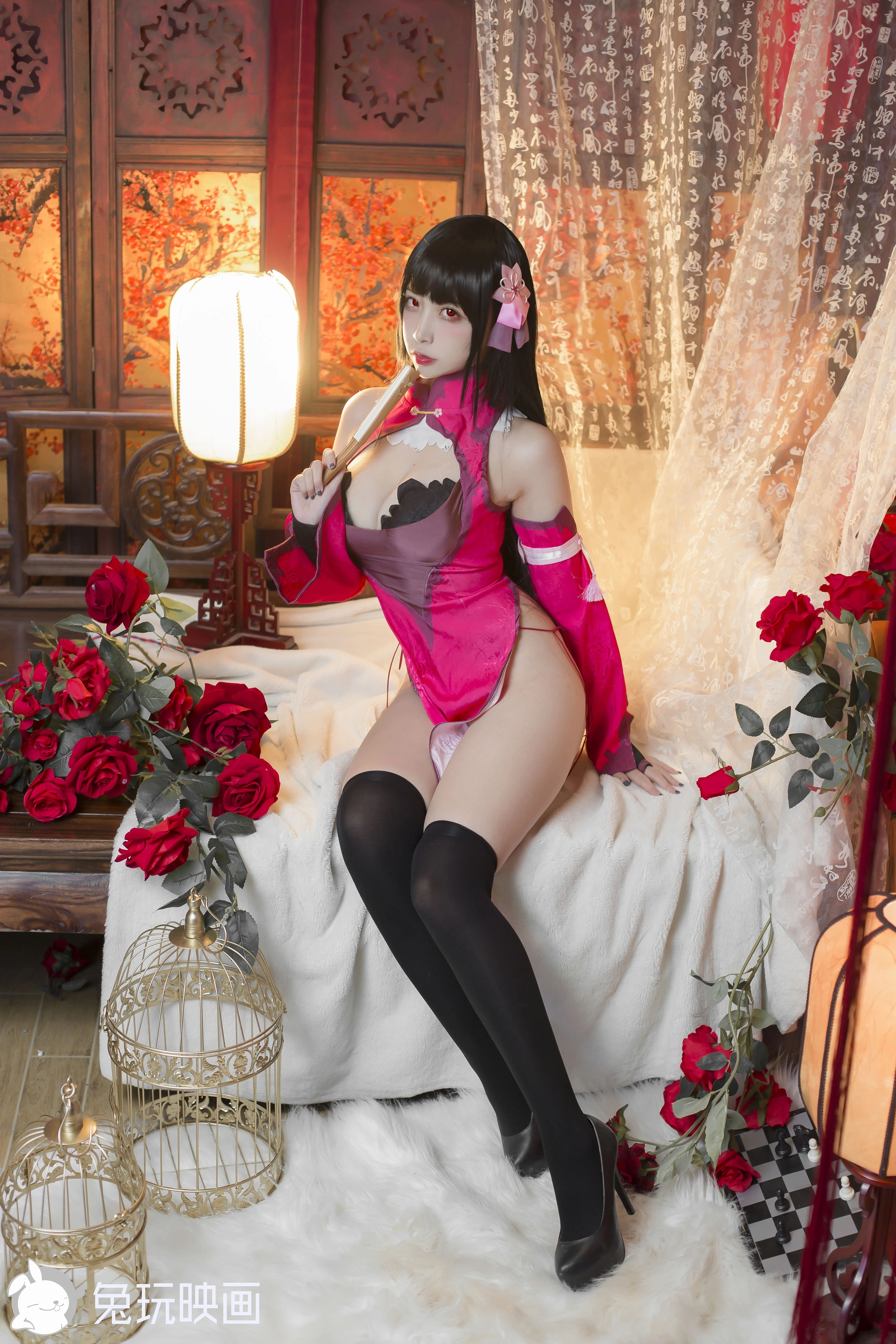 D55.003 红蓝旗袍 [40P-309MB]