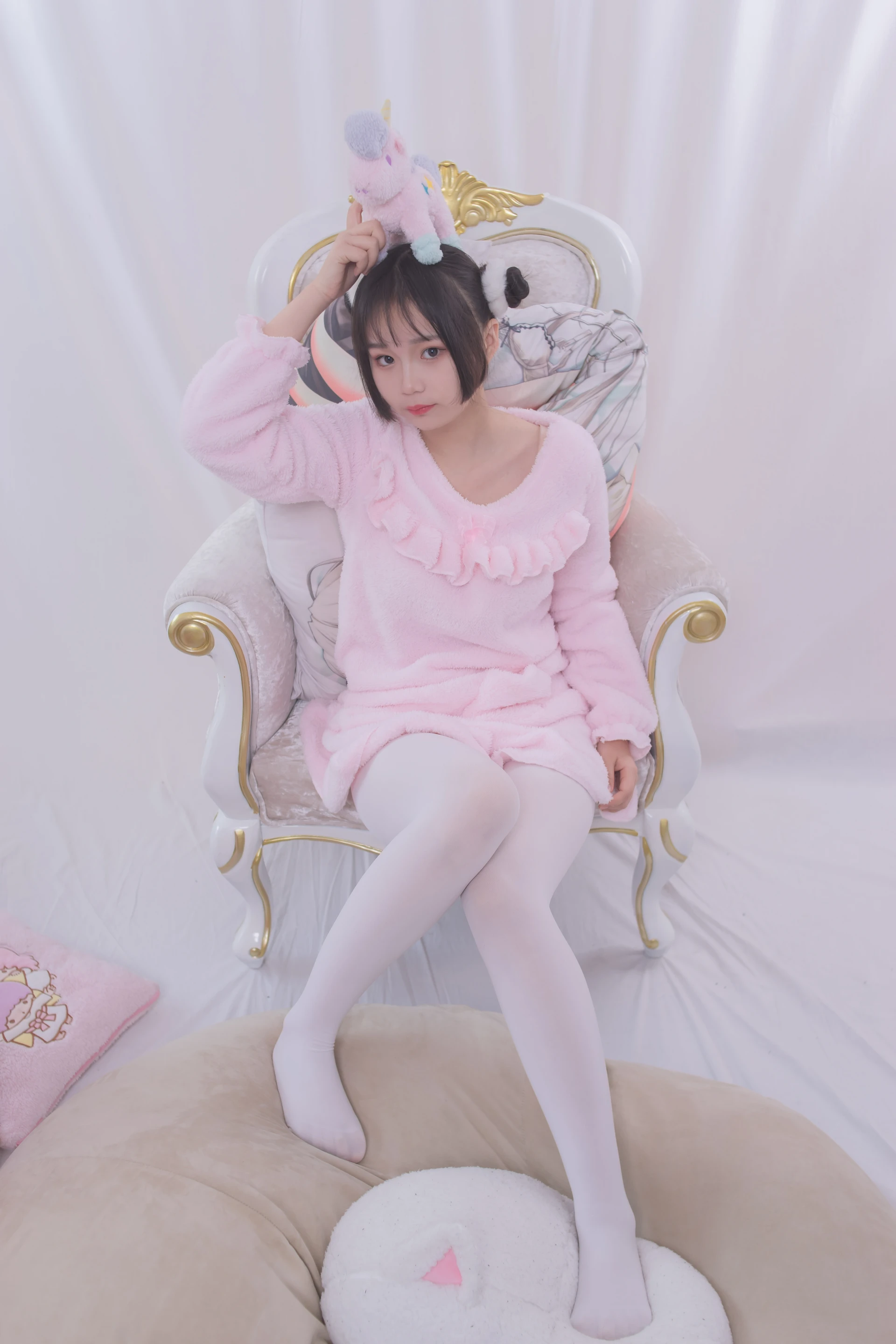 轻兰映画 VOL.017 [77P-380M]可爱, 白丝, 美腿, 美足, 轻兰映画