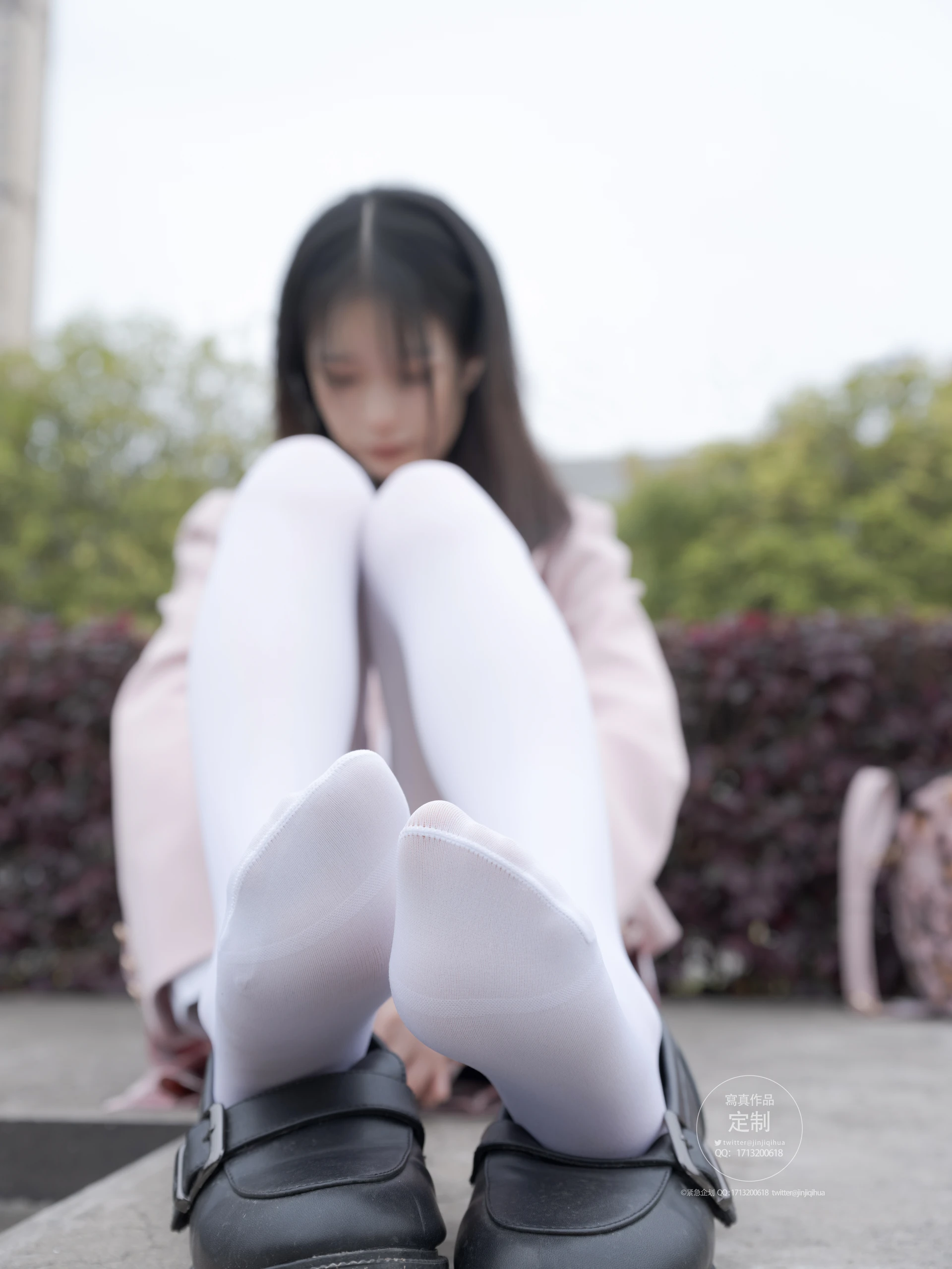 紧急企划 Y-002 [108P-1.63G] 咦咿yiyiyiyiyi 白丝JK制服 户外车内JK, 咦咿yiyiyiyiyi, 白丝, 紧急企划, 美腿, 美足