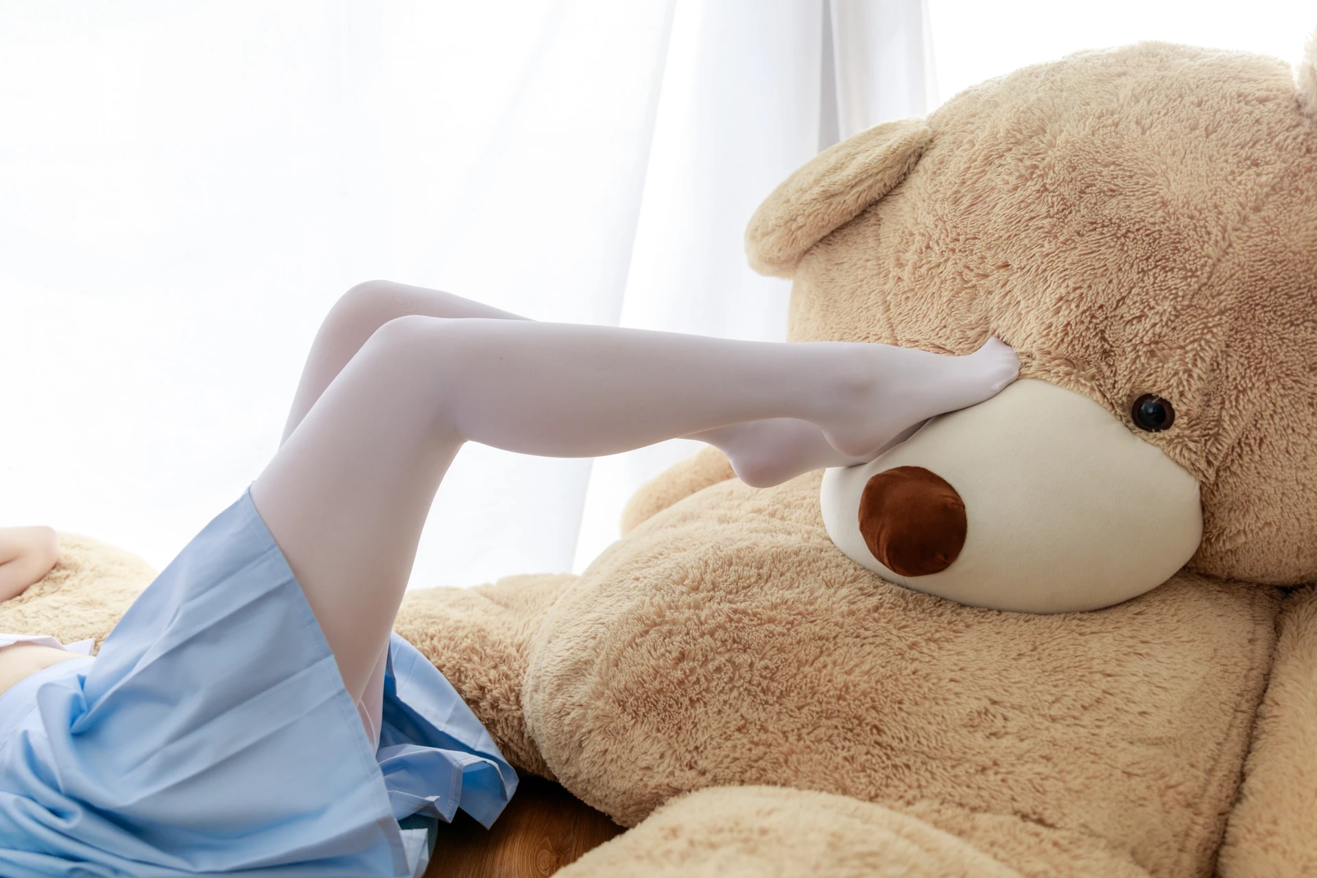 喵写真 R15-007 [81P1V-718M]可爱, 喵写真, 学生装, 白丝, 美腿