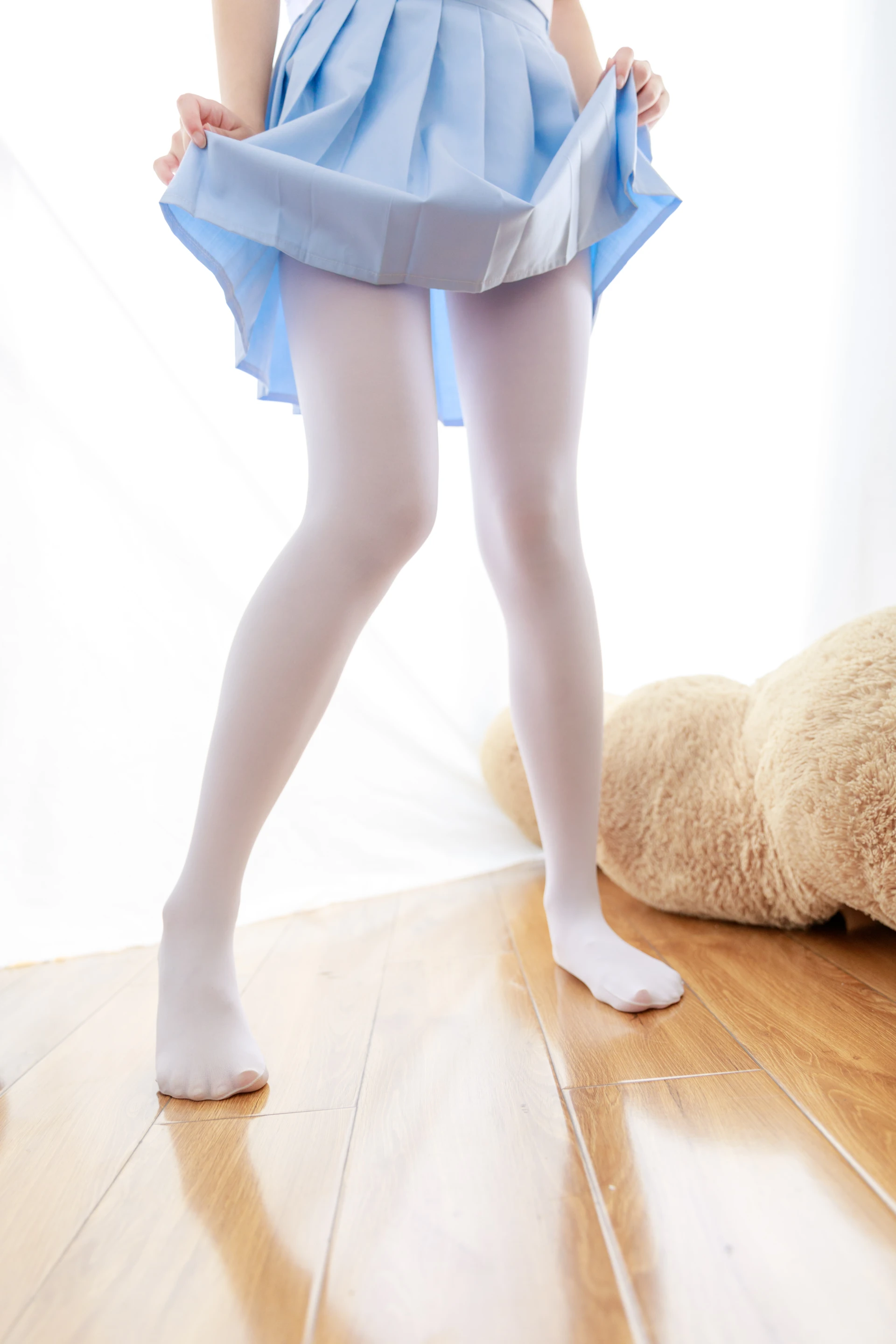 喵写真 R15-007 [81P1V-718M]可爱, 喵写真, 学生装, 白丝, 美腿