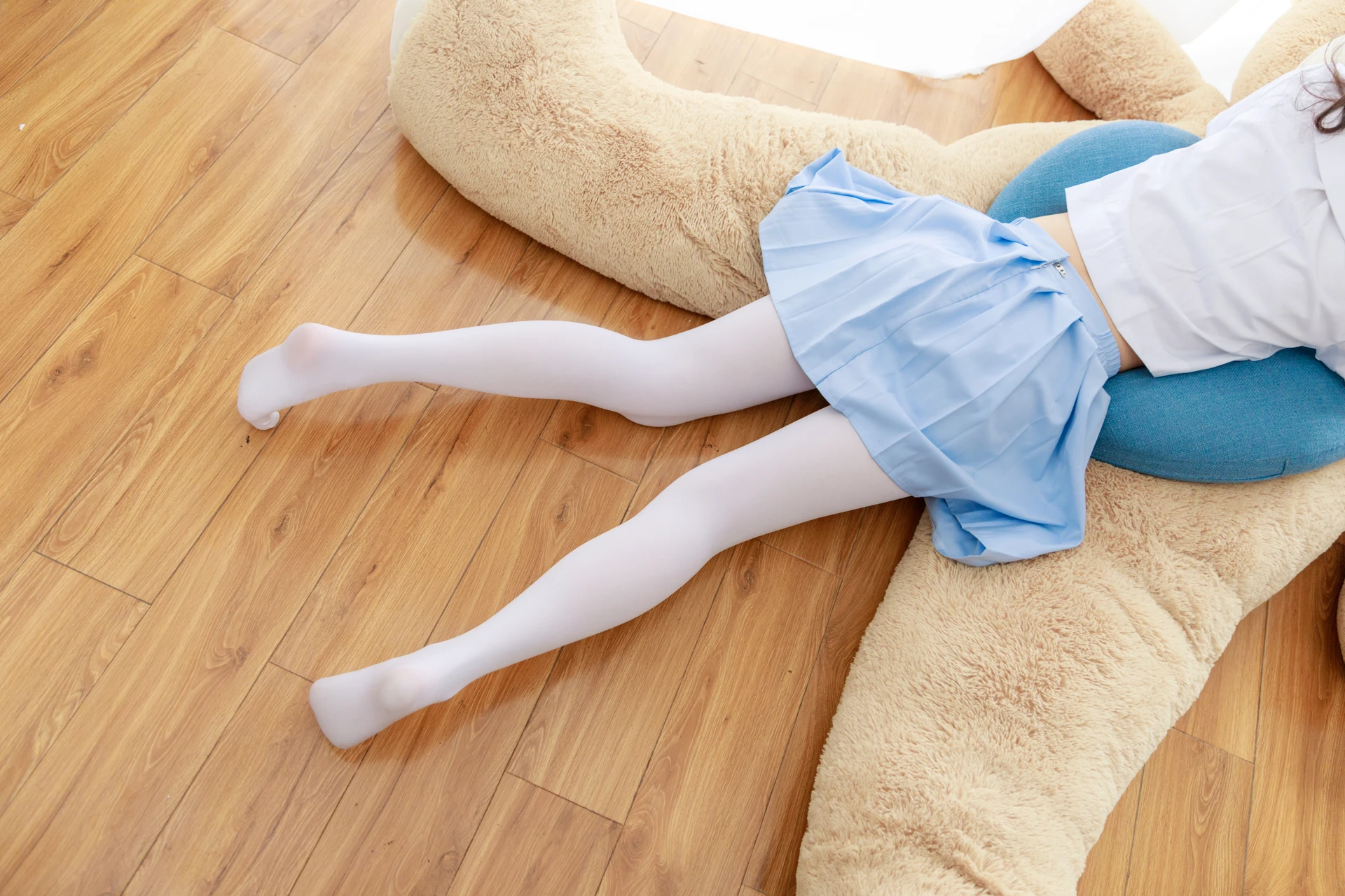 喵写真 R15-007 [81P1V-718M]可爱, 喵写真, 学生装, 白丝, 美腿