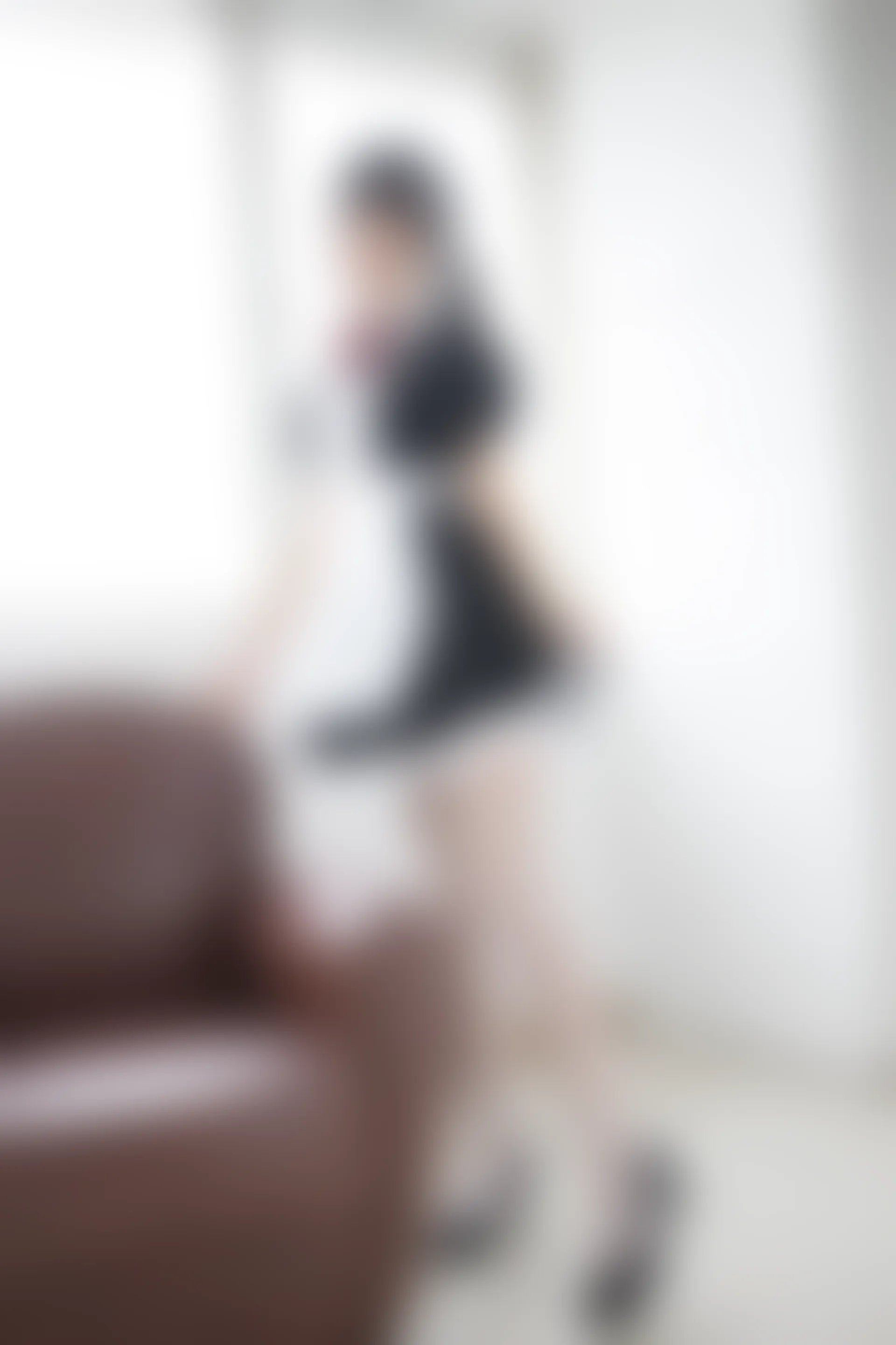 紧急企划 VOL.003 [74P1V-1.52G] 一只喵喵梓一只喵喵梓, 女仆, 女仆装, 白丝, 紧急企划, 美腿, 美足