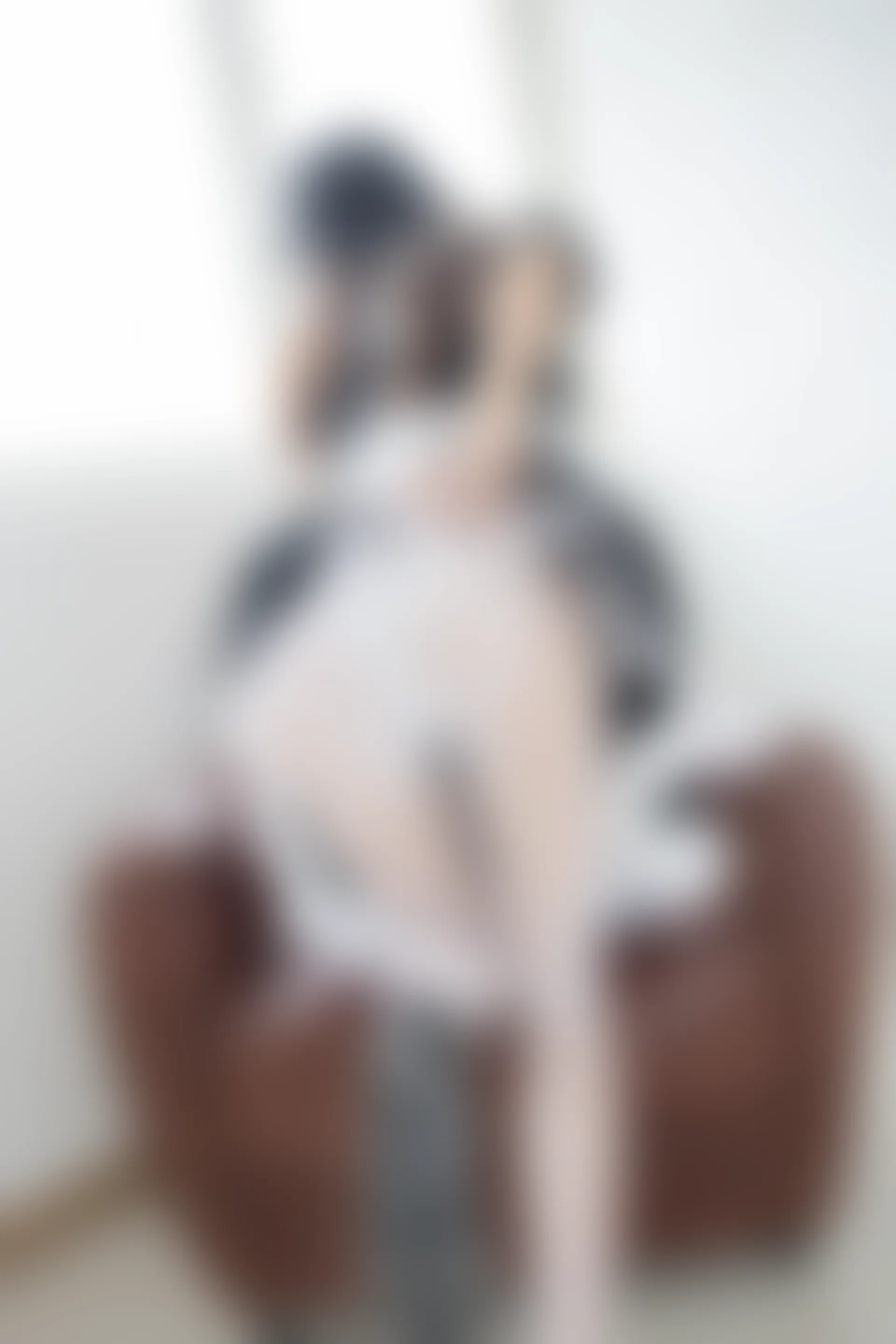 紧急企划 VOL.003 [74P1V-1.52G] 一只喵喵梓一只喵喵梓, 女仆, 女仆装, 白丝, 紧急企划, 美腿, 美足