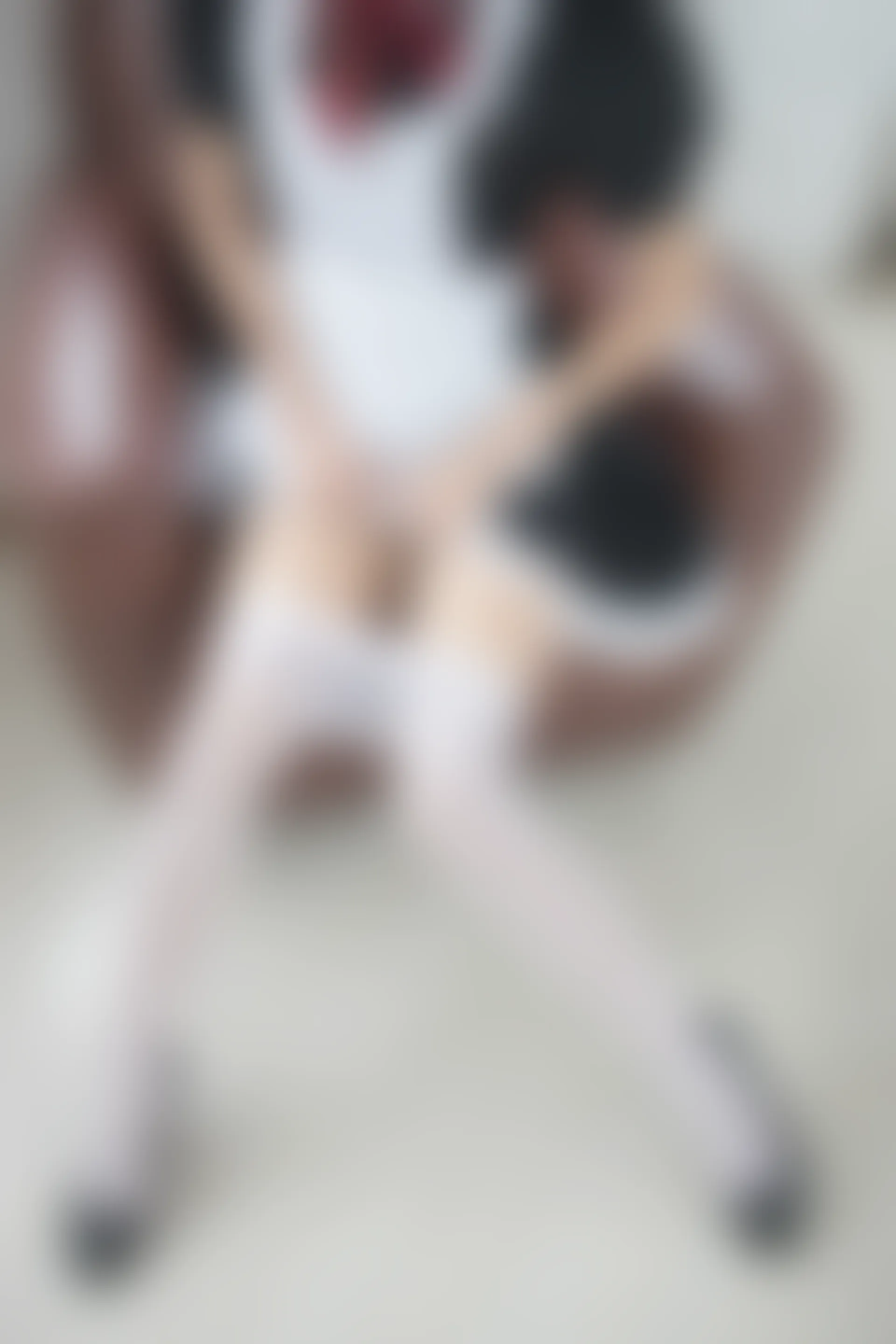 紧急企划 VOL.003 [74P1V-1.52G] 一只喵喵梓一只喵喵梓, 女仆, 女仆装, 白丝, 紧急企划, 美腿, 美足